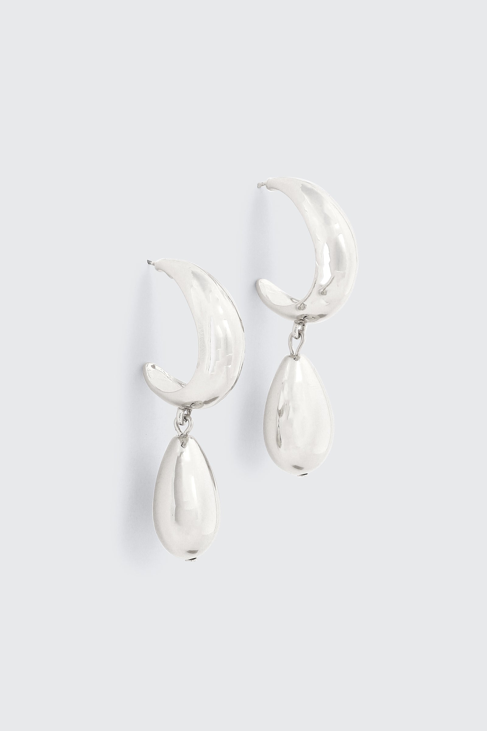 Teardrop Dangle Hoop Earrings