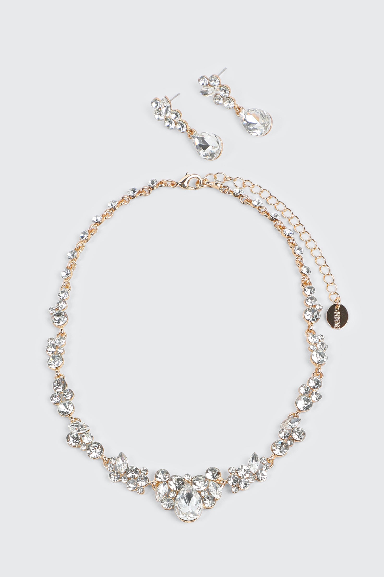 Floral Necklace and Earring Set