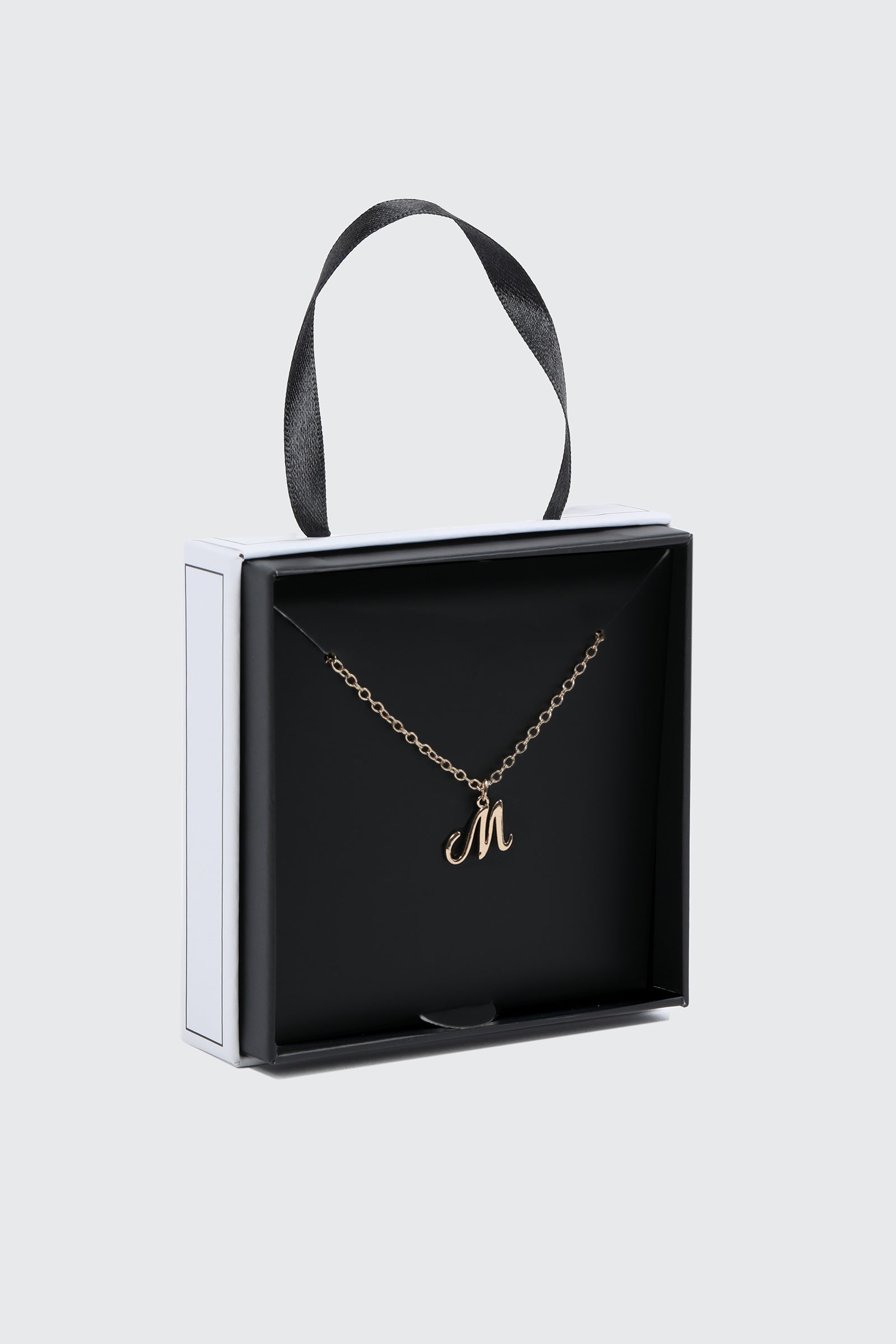 Initial M Necklace