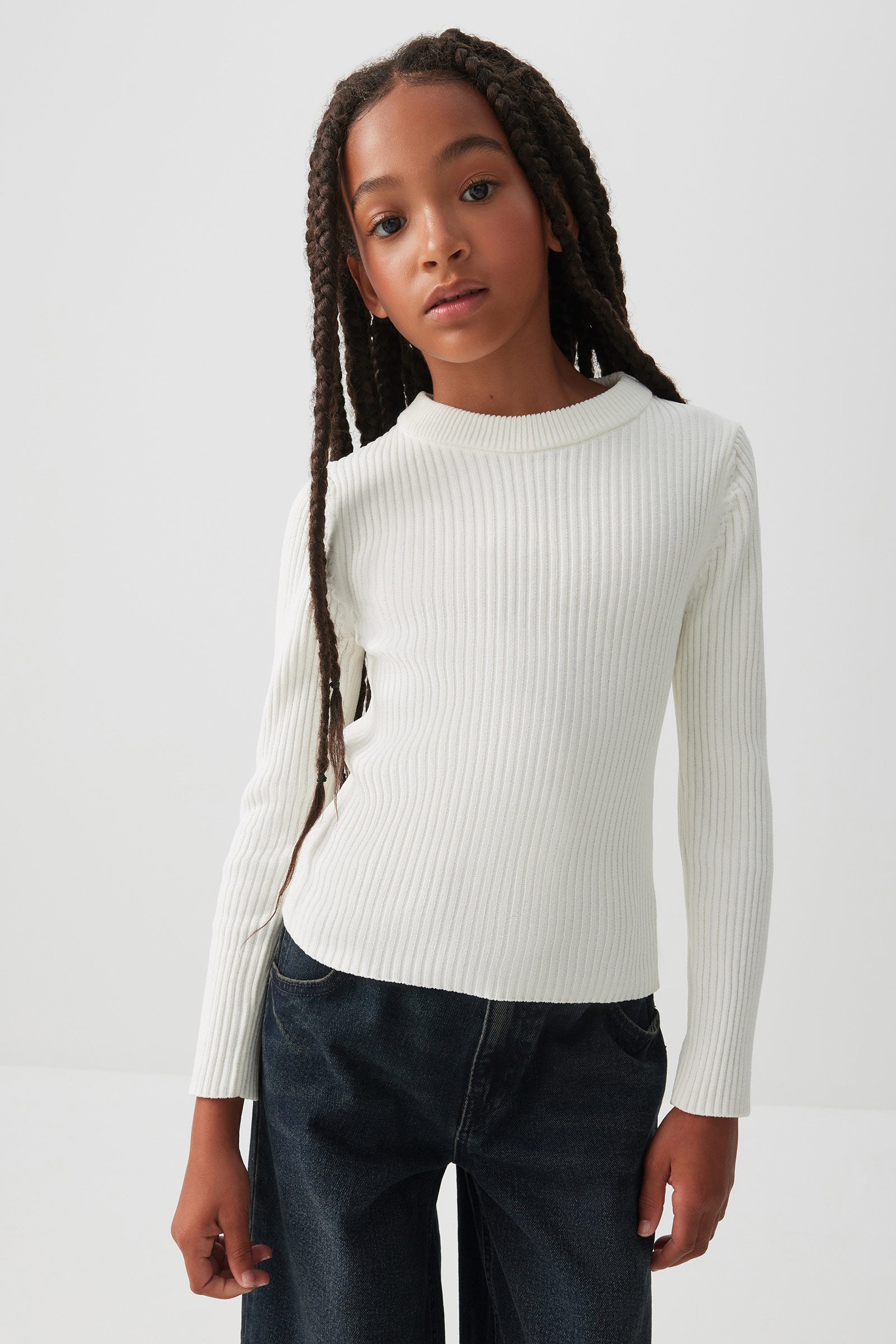 ESSEN.LAUTREAMONTホワイトニット Chenille Knit Sweater – Ardene