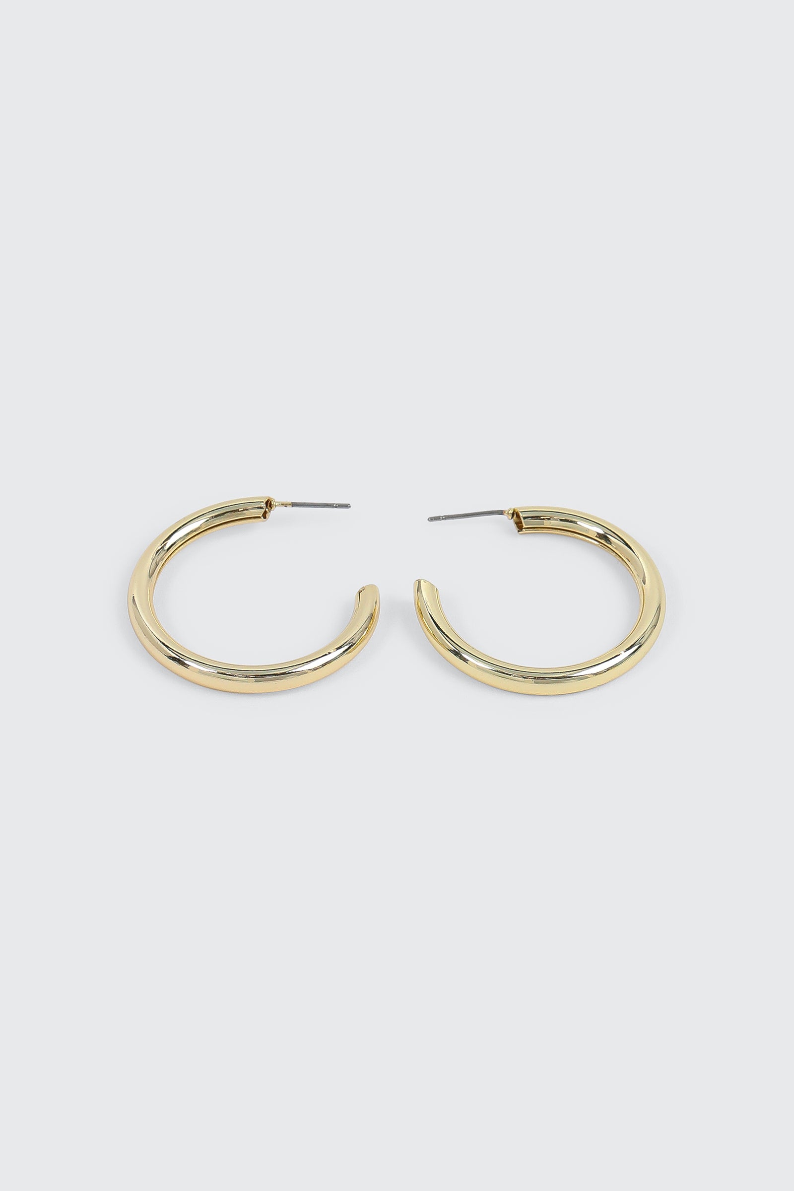 14K Gold Plated Tubular Hoops