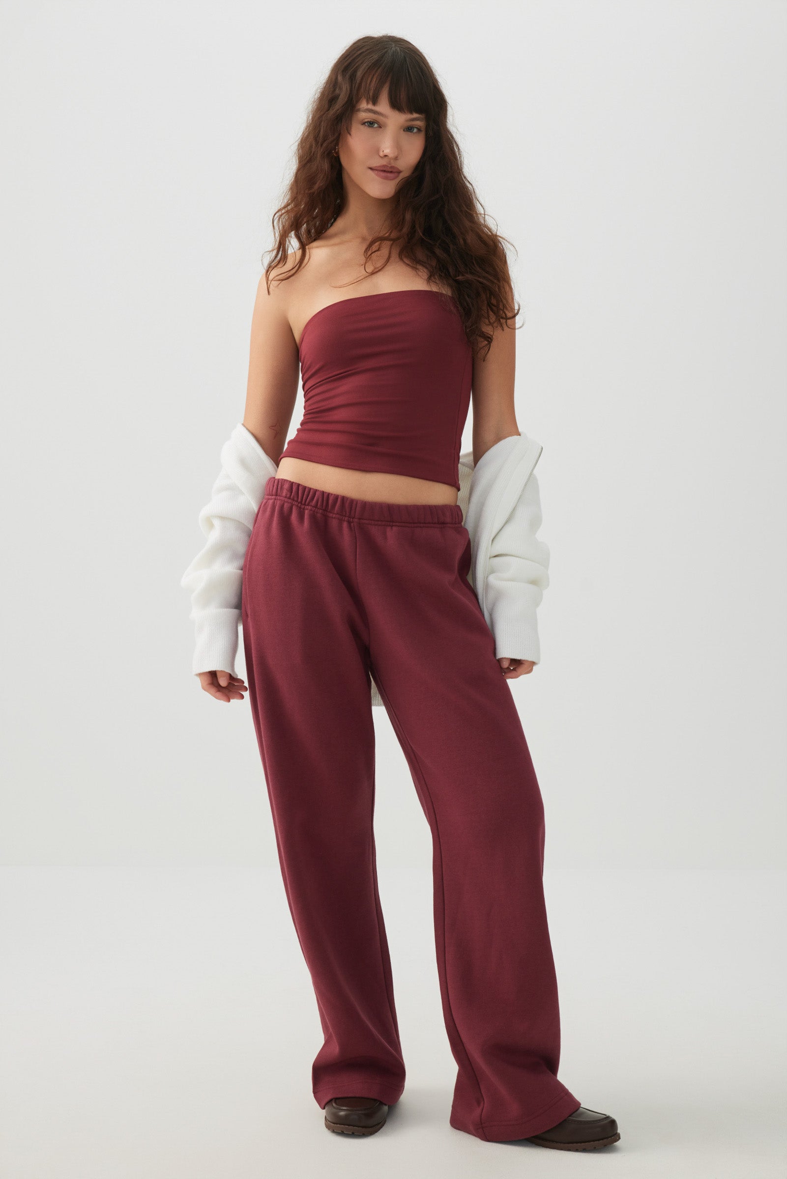 けけけ エスケープ ARES パンツ BURGUNDY M Washed Wide Leg Sweatpants – Ardene