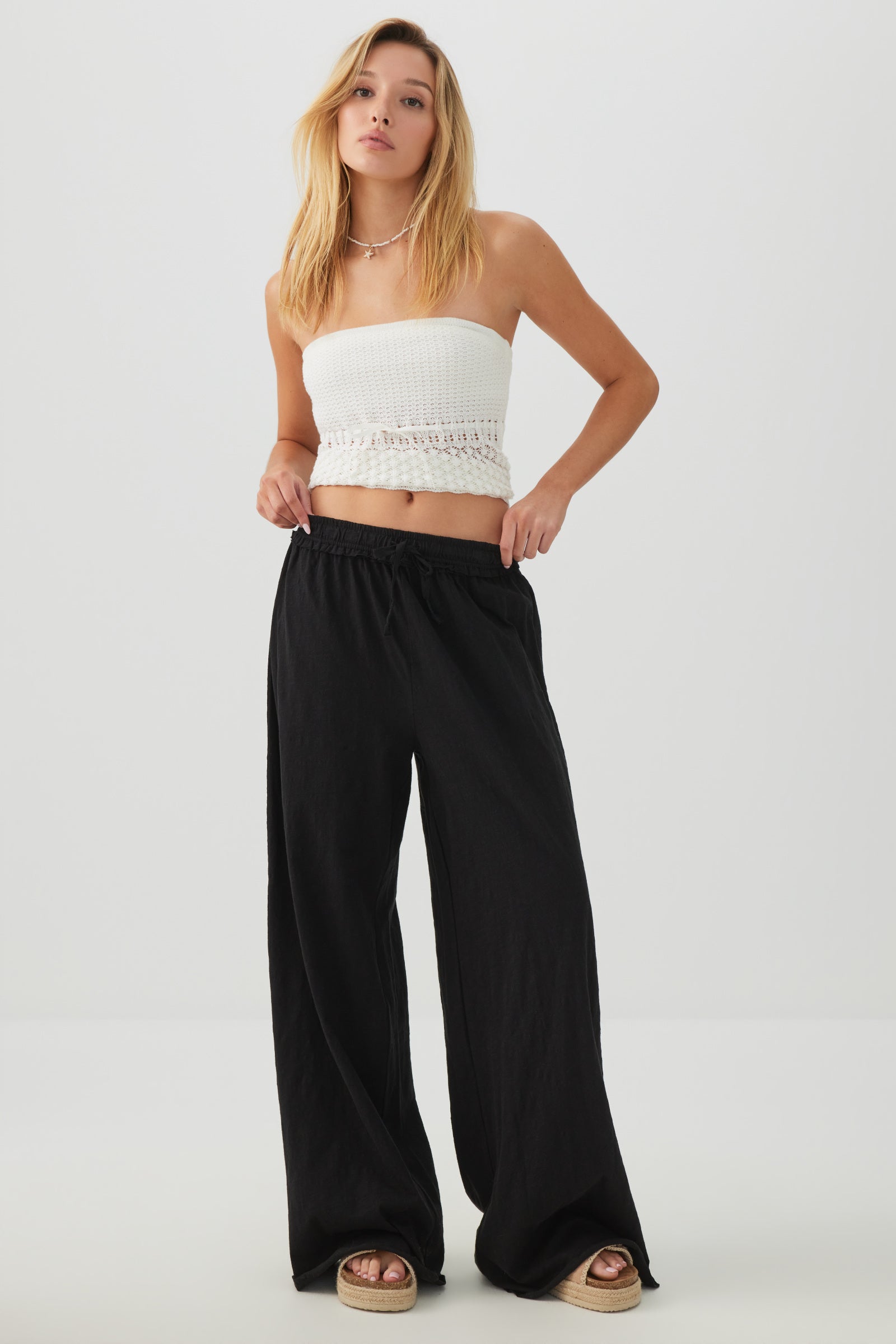 Jersey Wide Leg Pants – Ardene