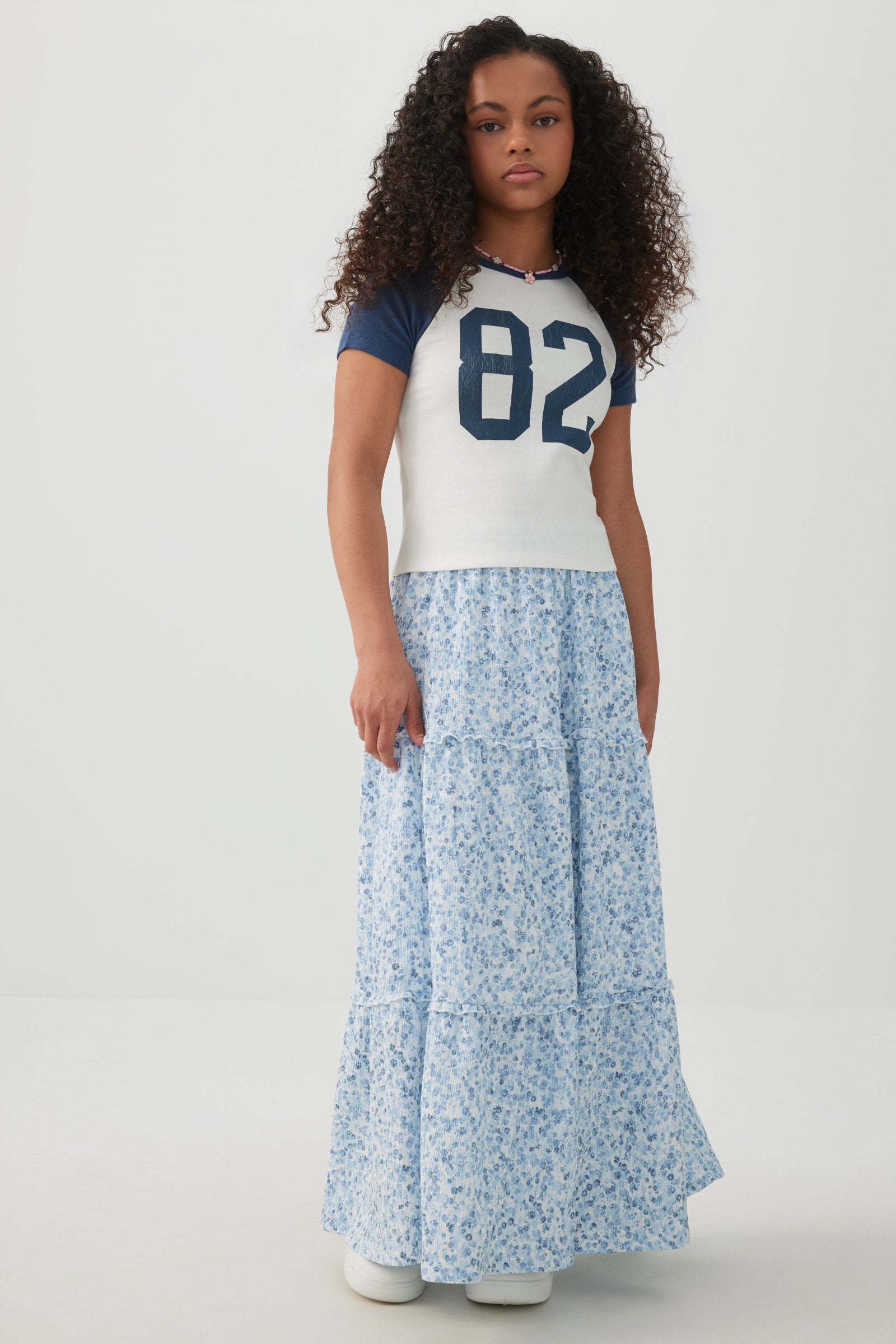 Textured Knit Tiered Maxi Skirt – Ardene