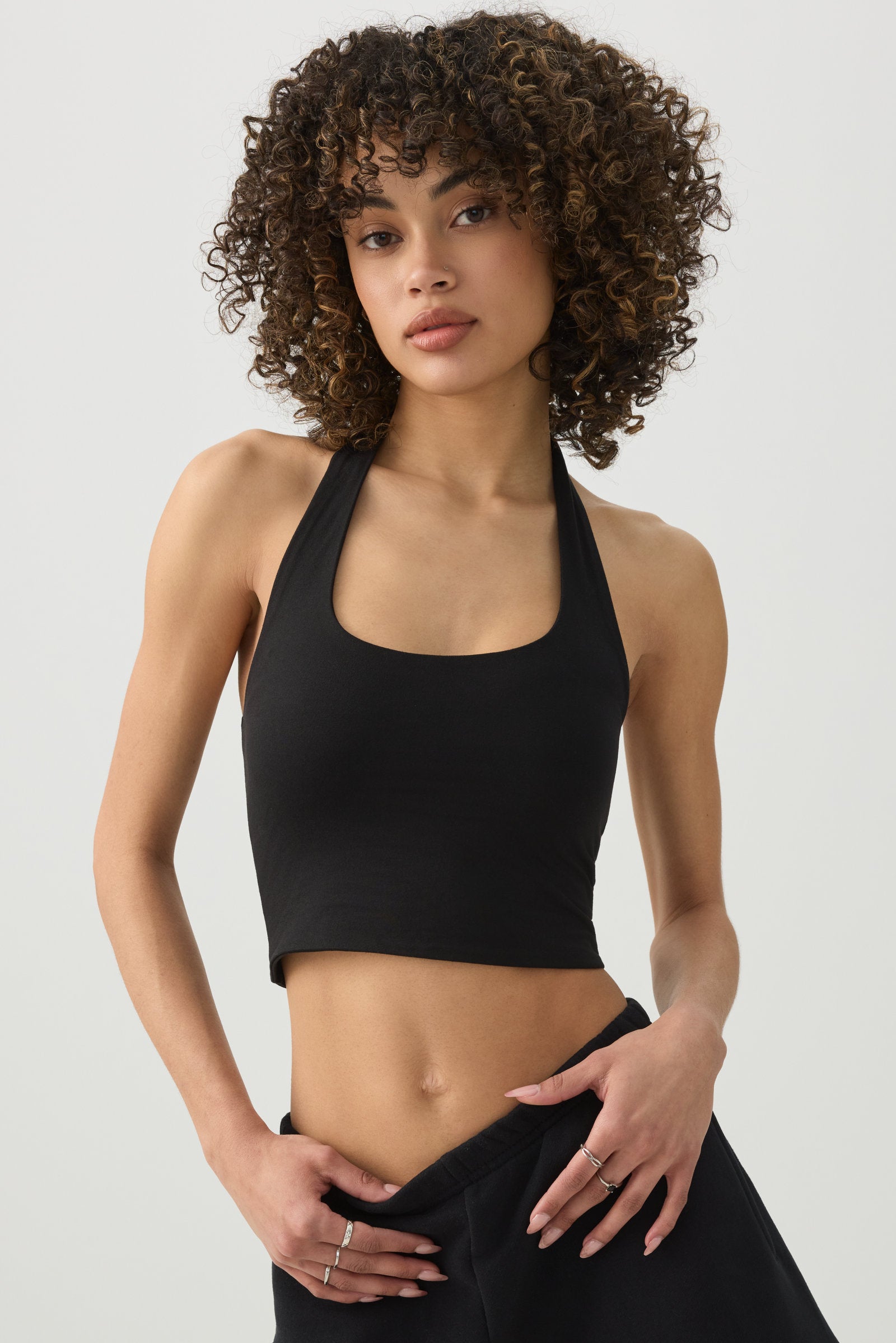 Basic Crop Halter Tank Top – Ardene