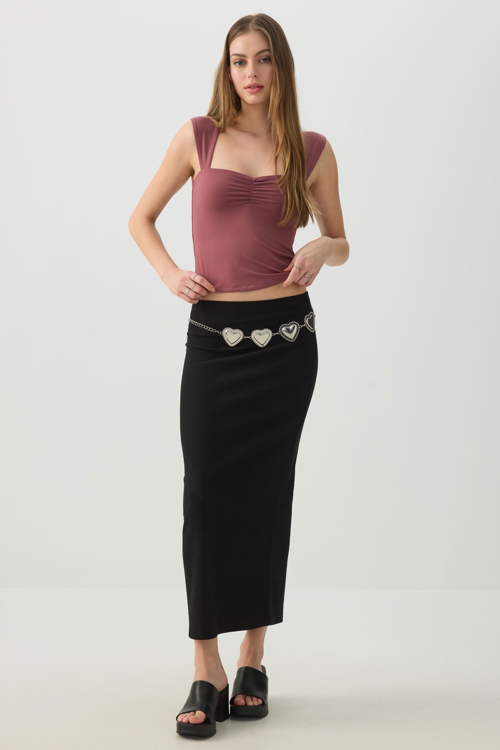 Textured Knit Maxi Skirt – Ardene
