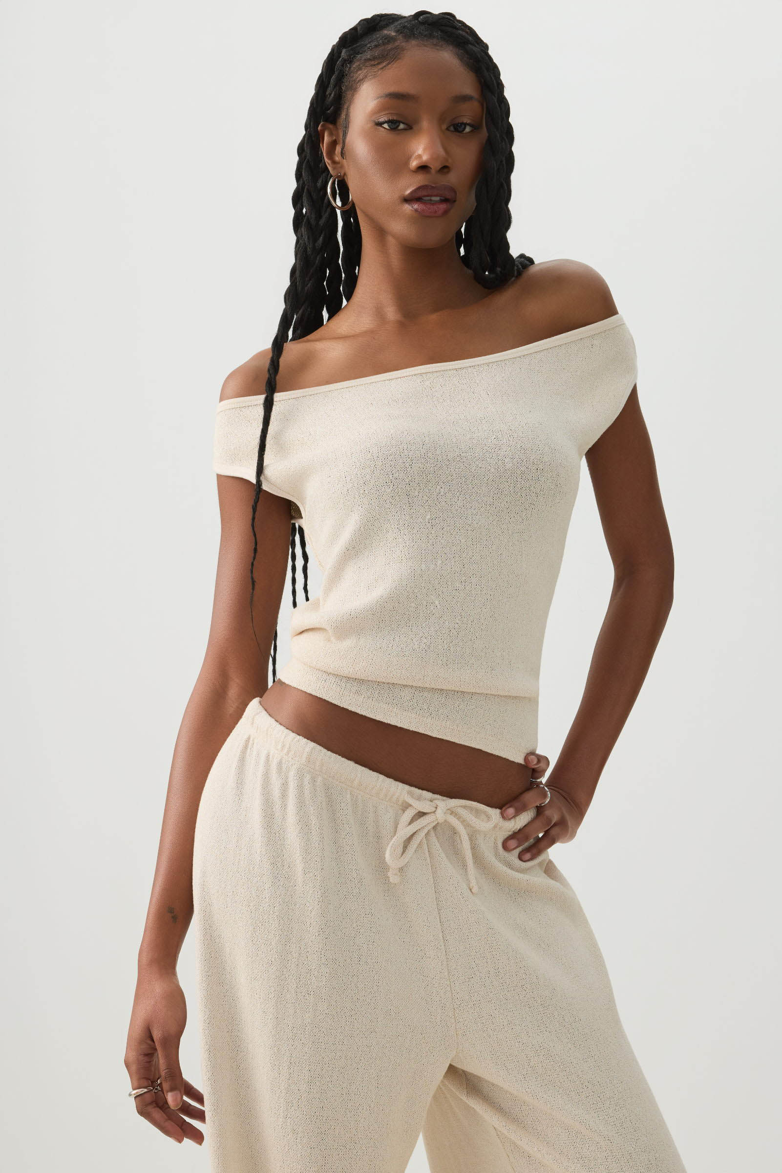 Off Shoulder Knit Top – Ardene
