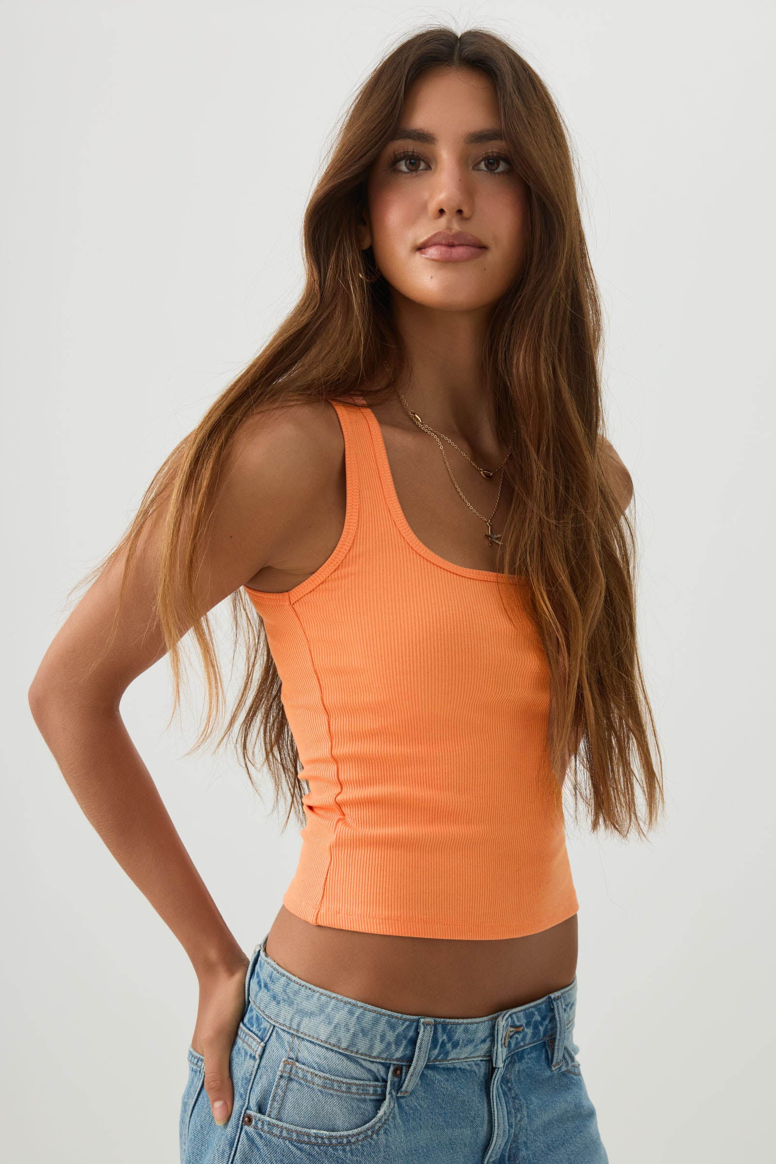 トップス CHIEKO classy tank-top CapezioRacerbackTankTop-