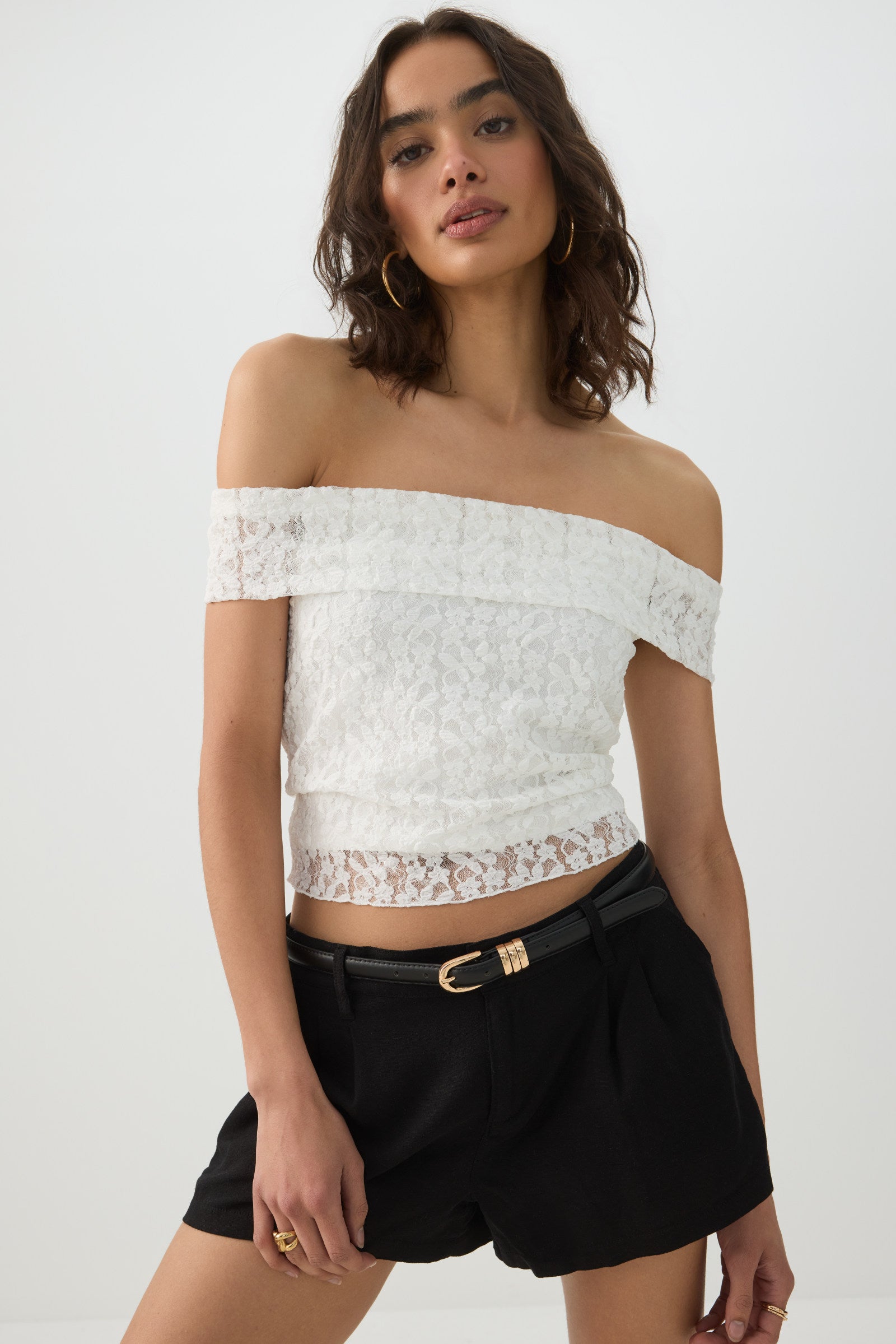 Off Shoulder Lace Top – Ardene