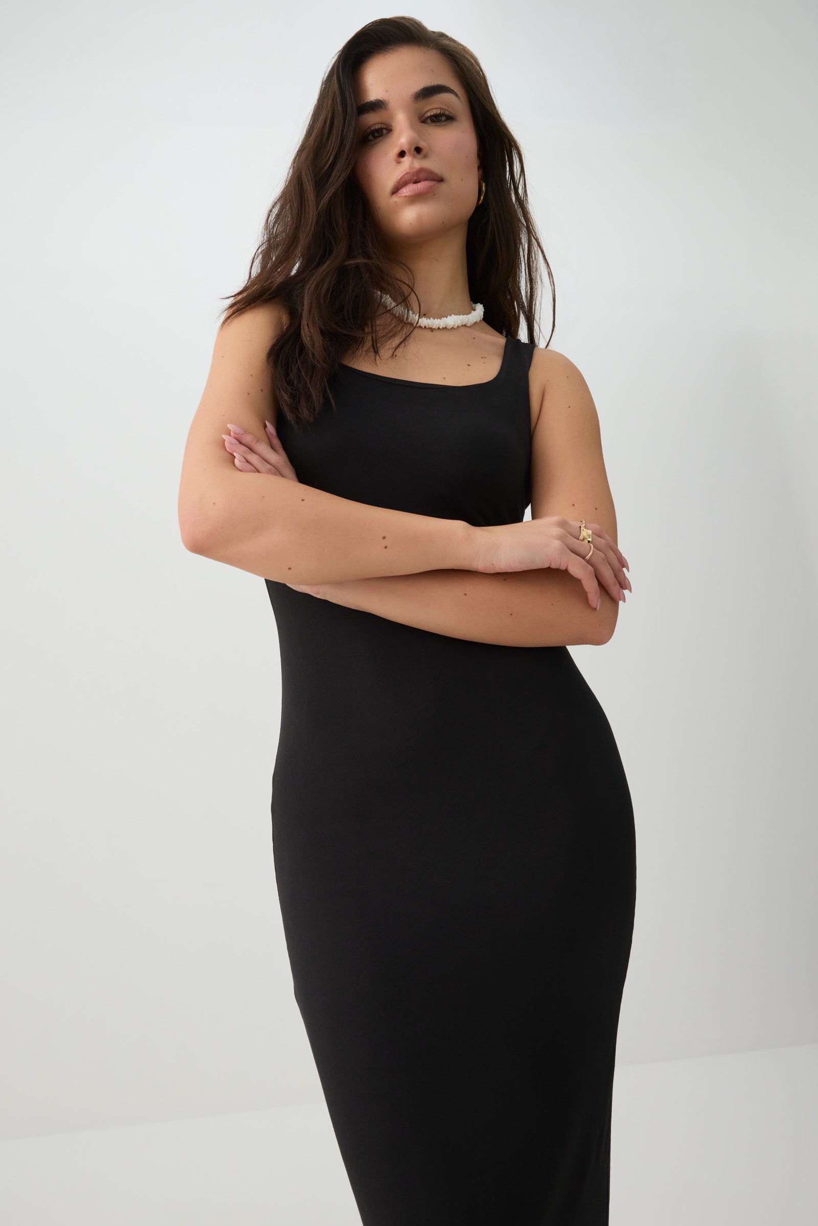 Ardene Women's Midi Bodycon Dress in Black | Size XS | Polyester/Elastane Ardene Women's Midi Bodycon Dress in Black | Size XS | Polyester/Elastane