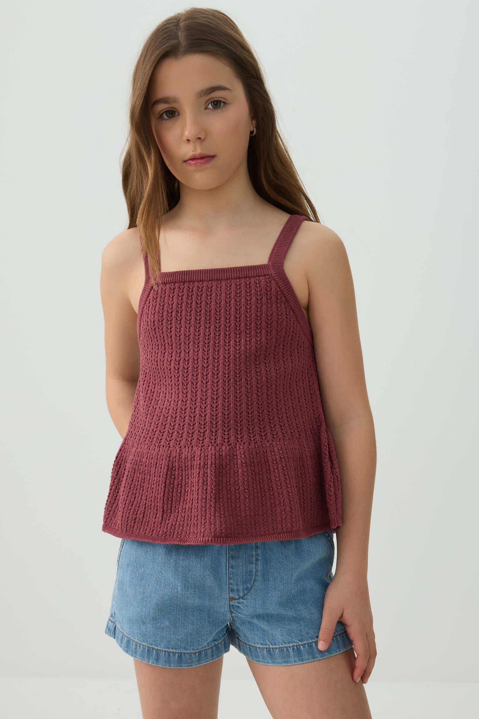 【新品】bordersatbalcony BALLOON PEPLUM TANK OMMO ONLINE STORE / BALLOON PEPLUM LAYERED OP