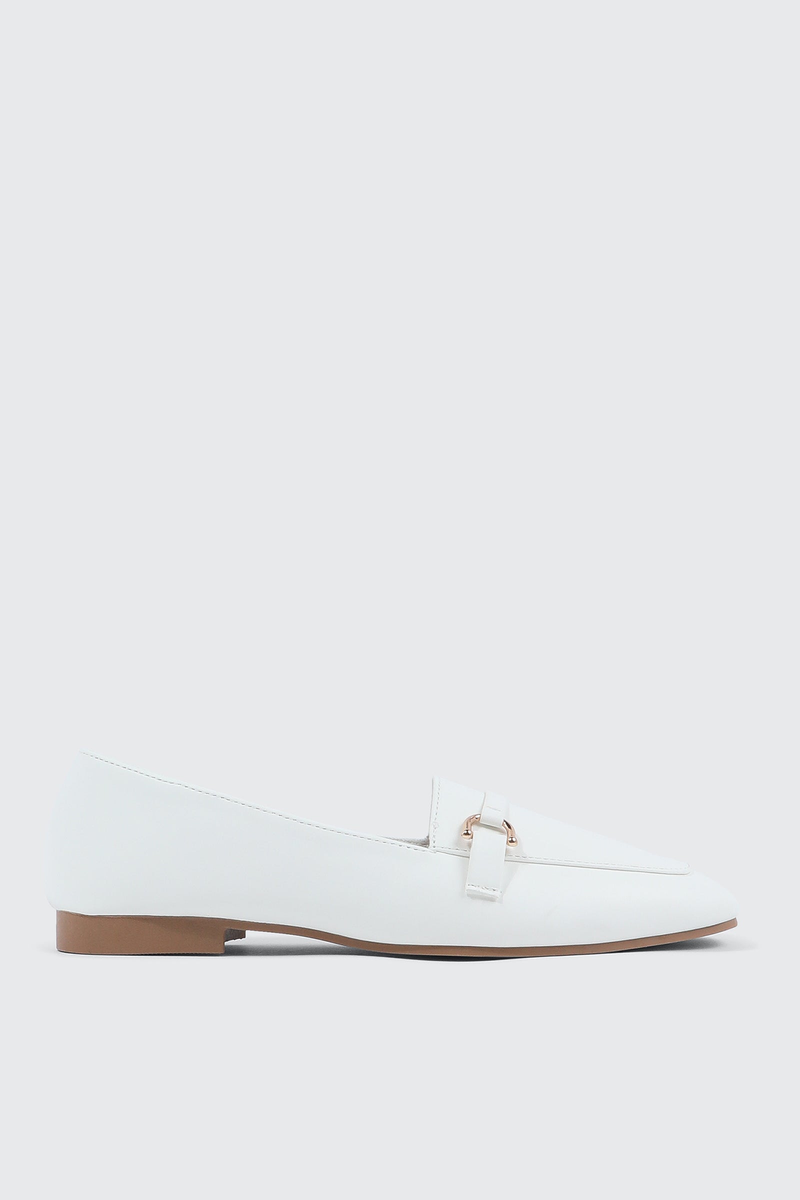 Faux Leather Square Toe Loafers – Ardene