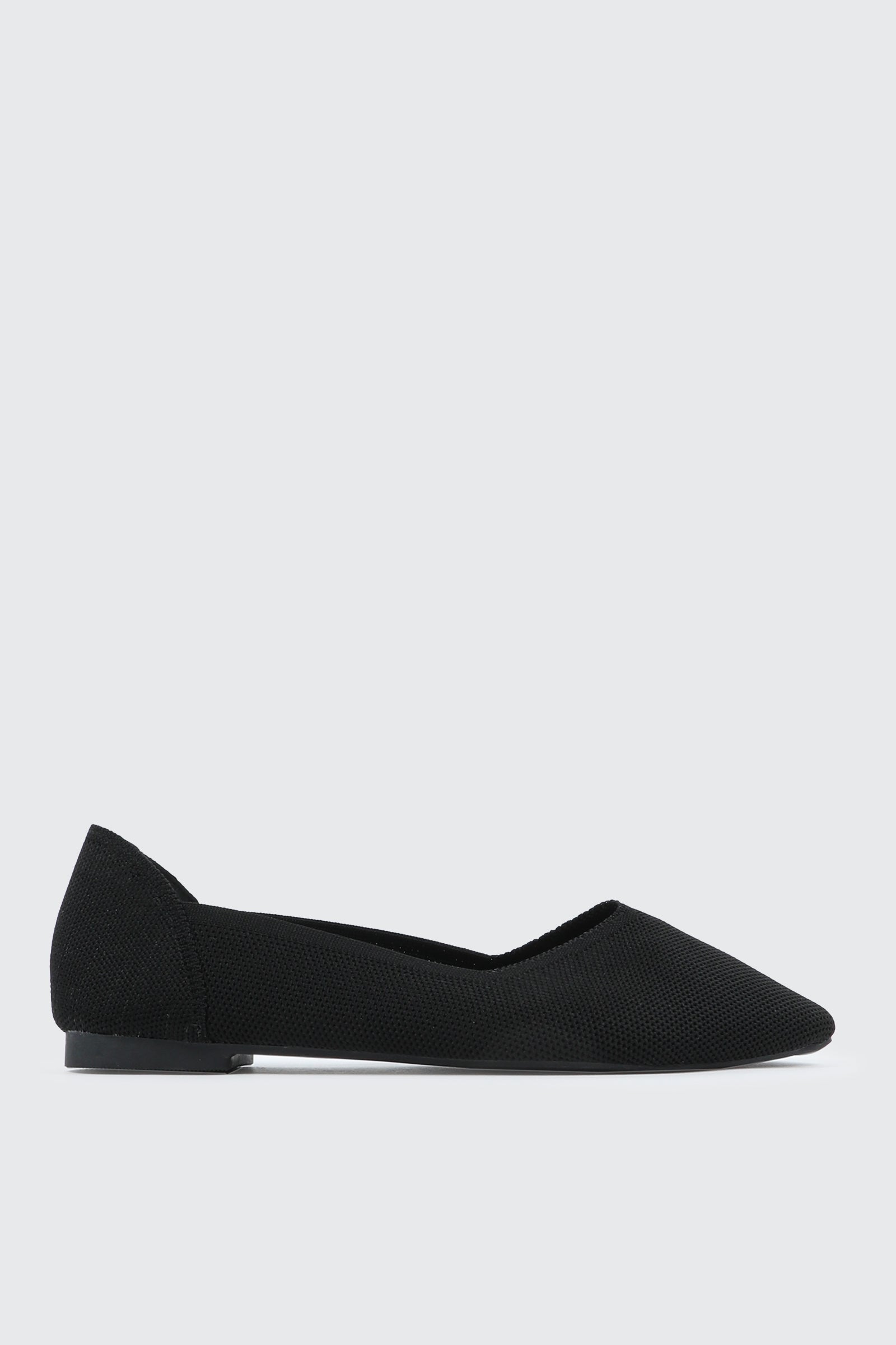 Pointed Toe Knit Flats