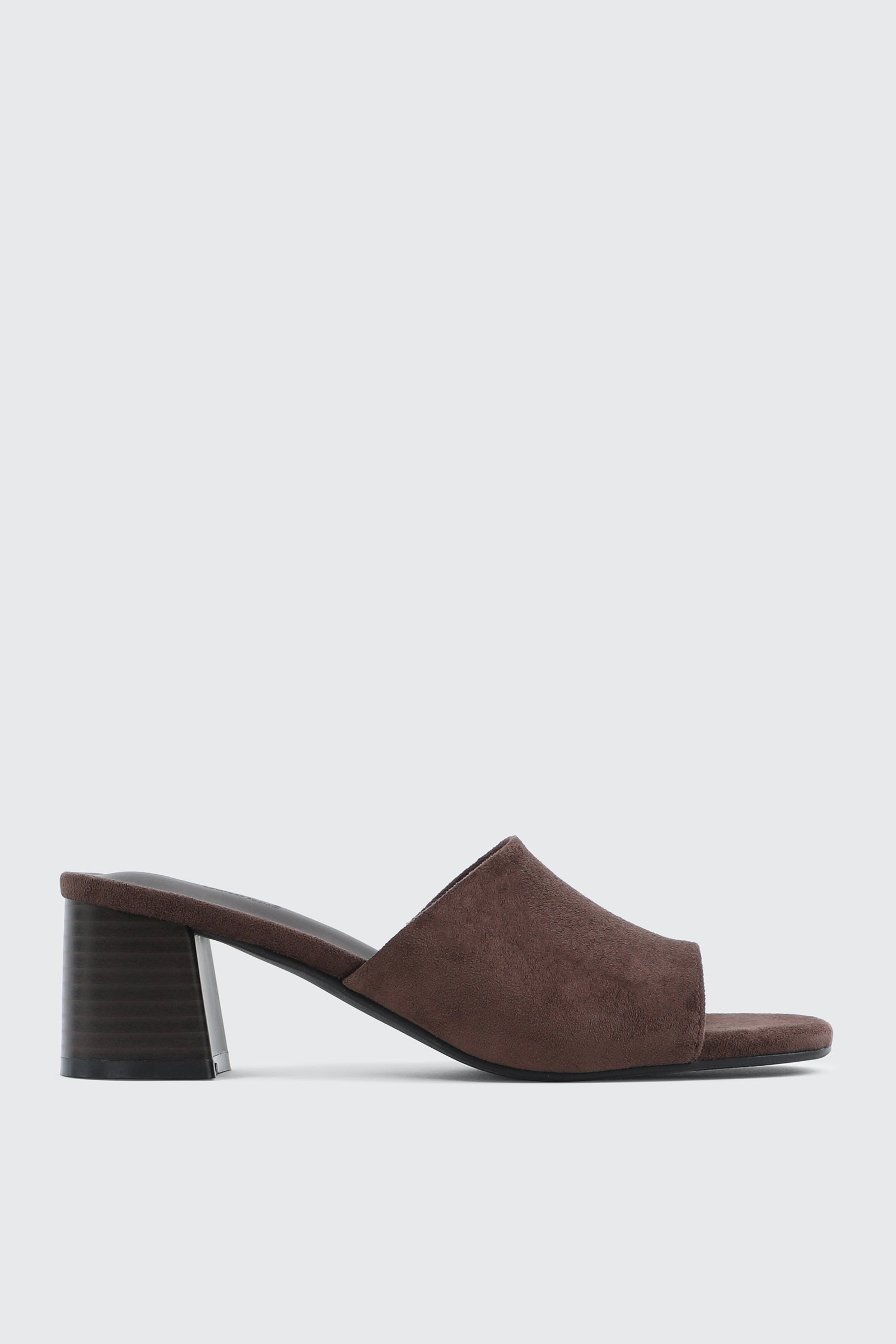 靴 CLANE OPEN TOE SQUARE MULES Soft Square Toe Mule – Ardene