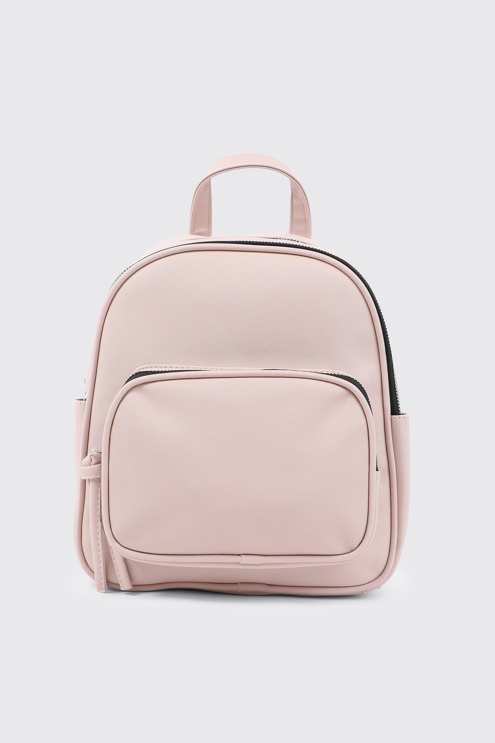 Ardene Women's Faux Leather Backpack in Light Pink | Polyester/Faux Leather