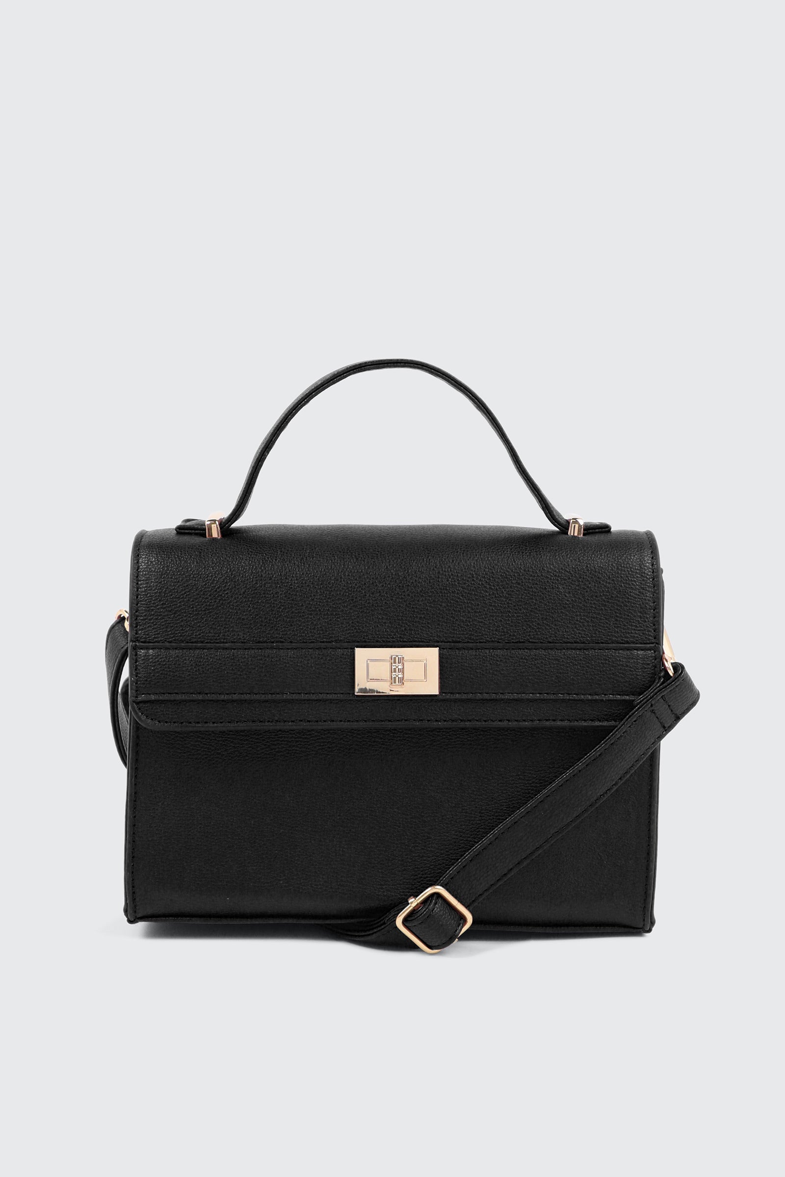 Faux leather Square Handbag