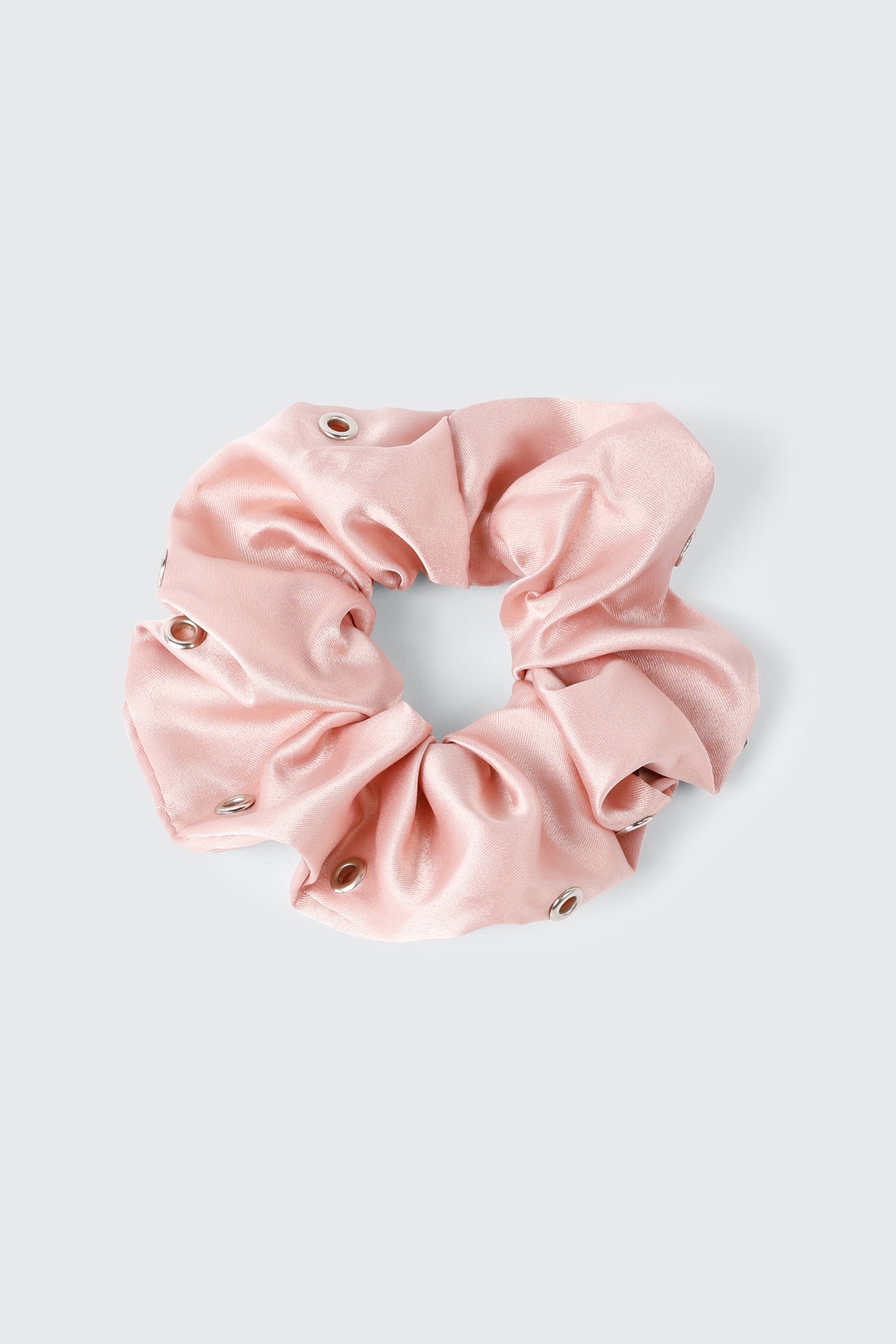 Satin Grommet Scrunchie