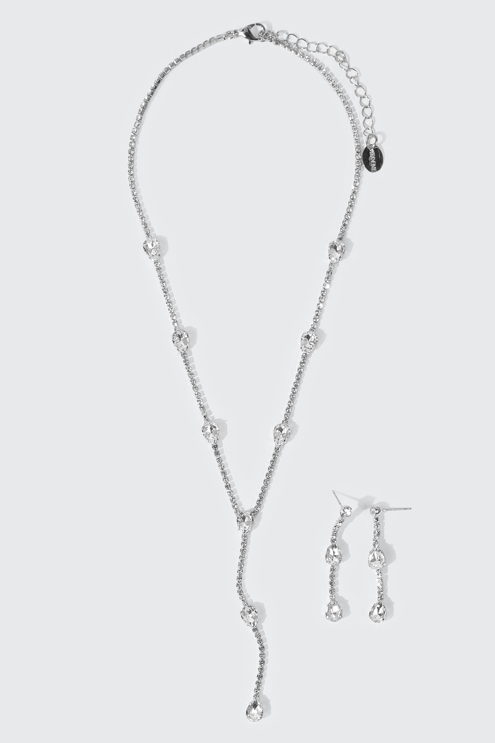Rhinestone Necklace Set