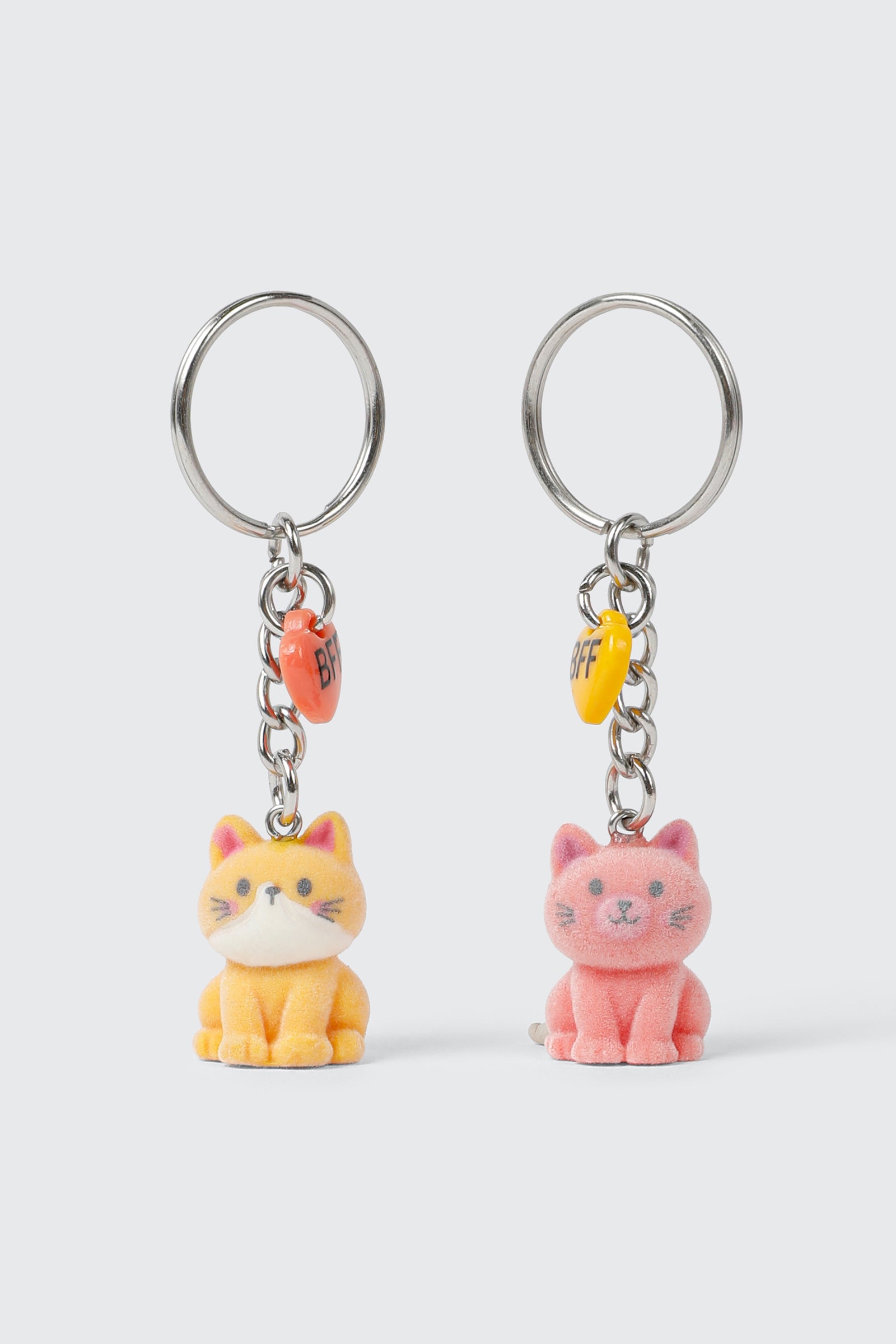 2-Pack Best Friends Cat Keychains