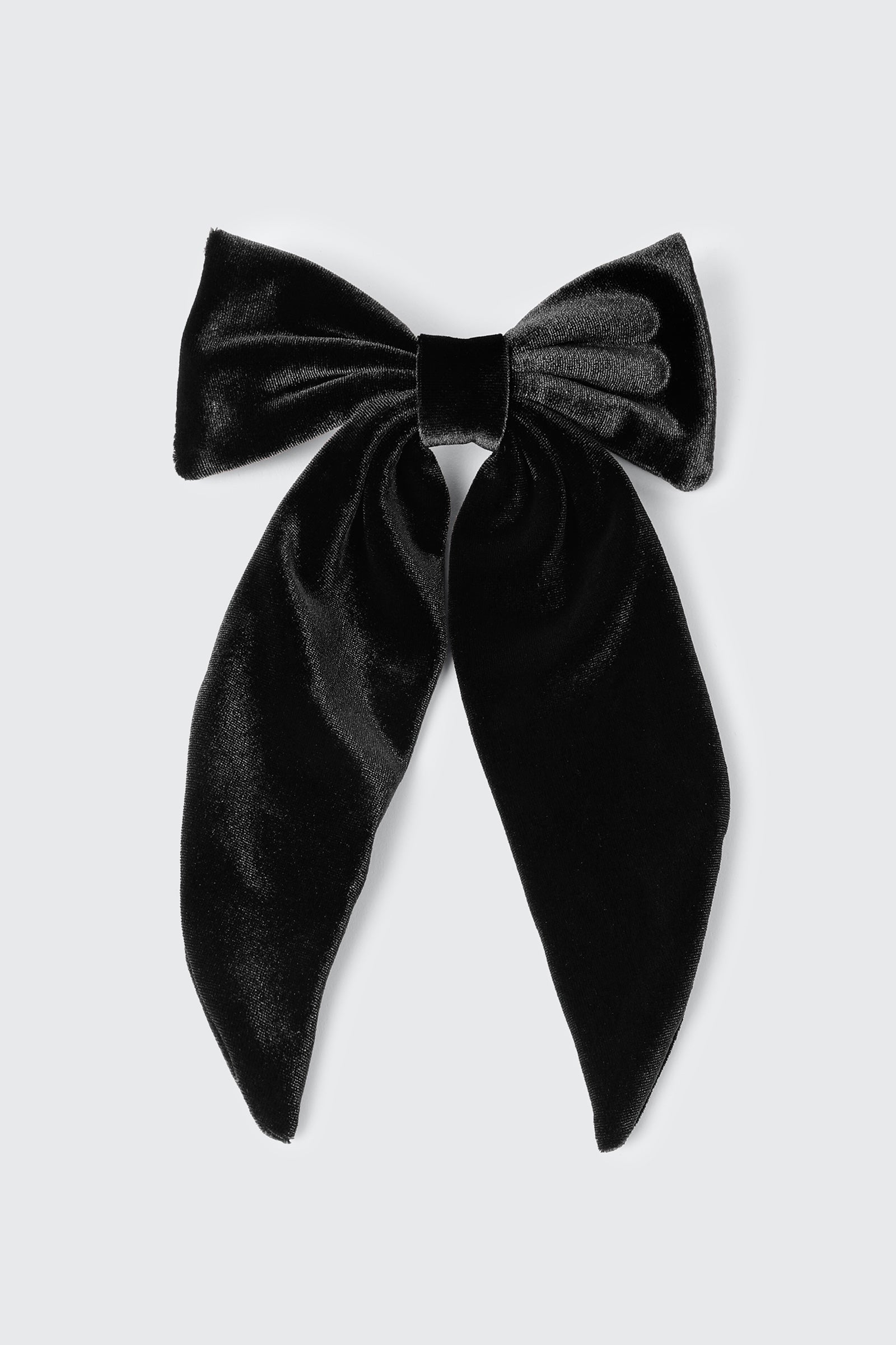 Velvet Bow Barrette