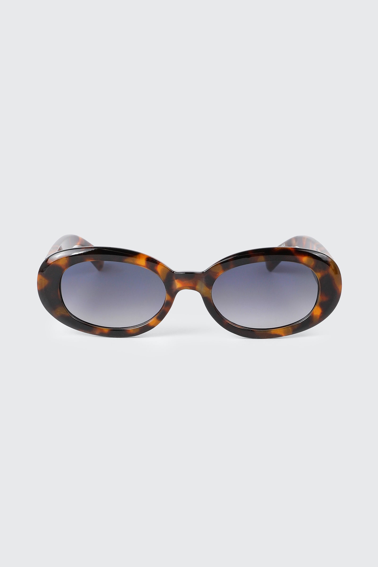 Chunky Oval Frame Sunglasses