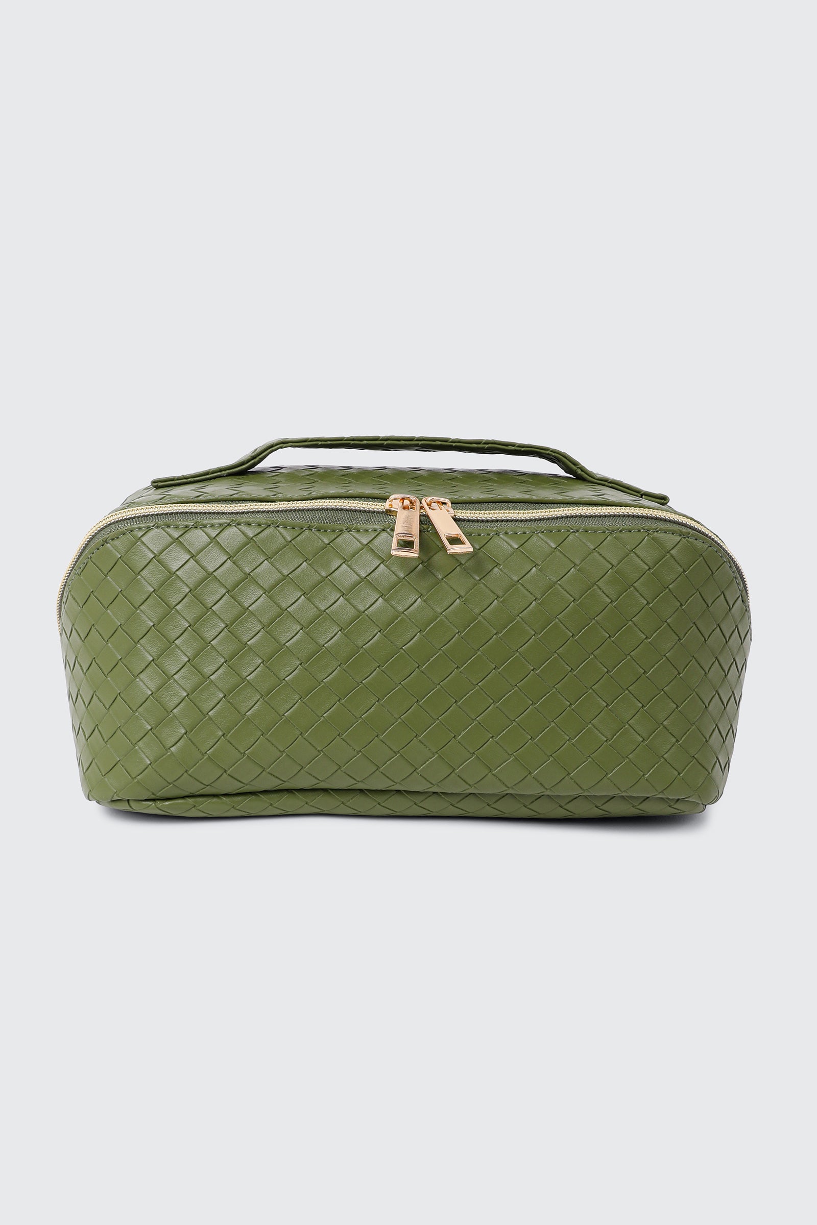 Woven Texture Cosmetic Bag