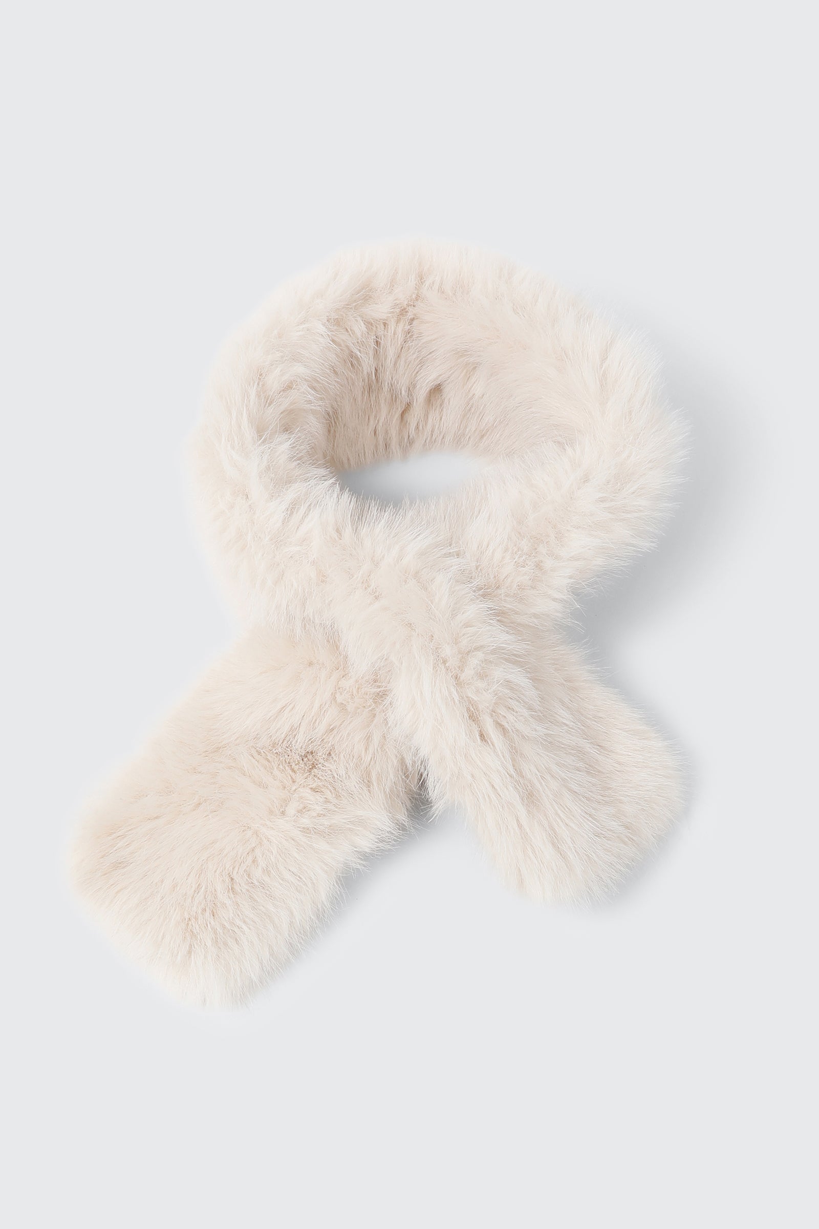 Faux Fur Keyhole Scarf