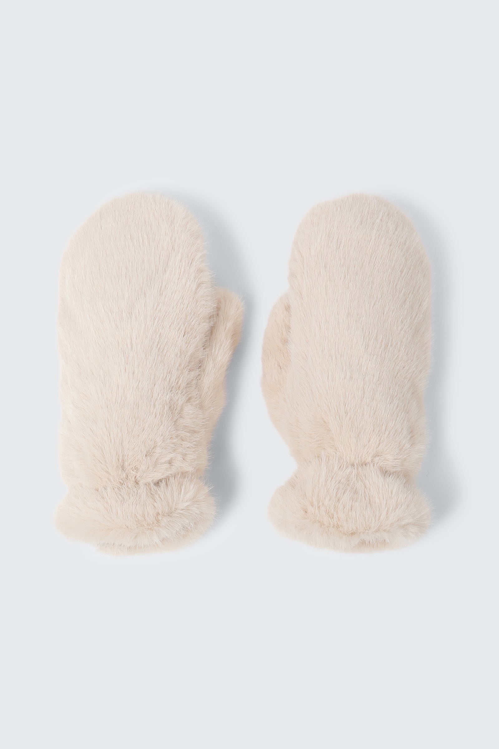 Faux Fur Lined Mittens