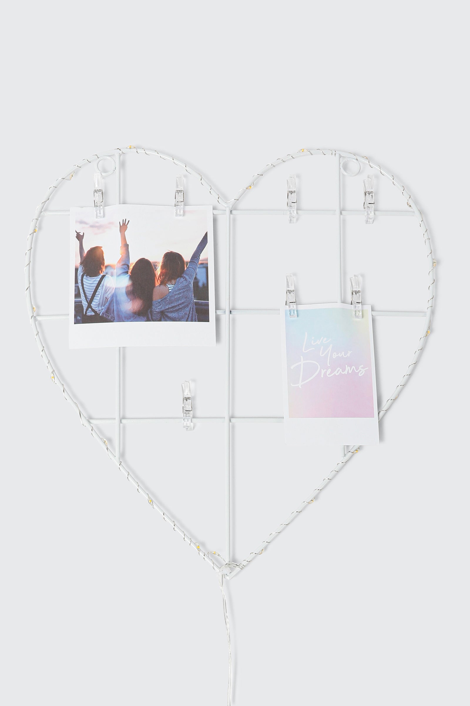 LED Heart Photo Grid