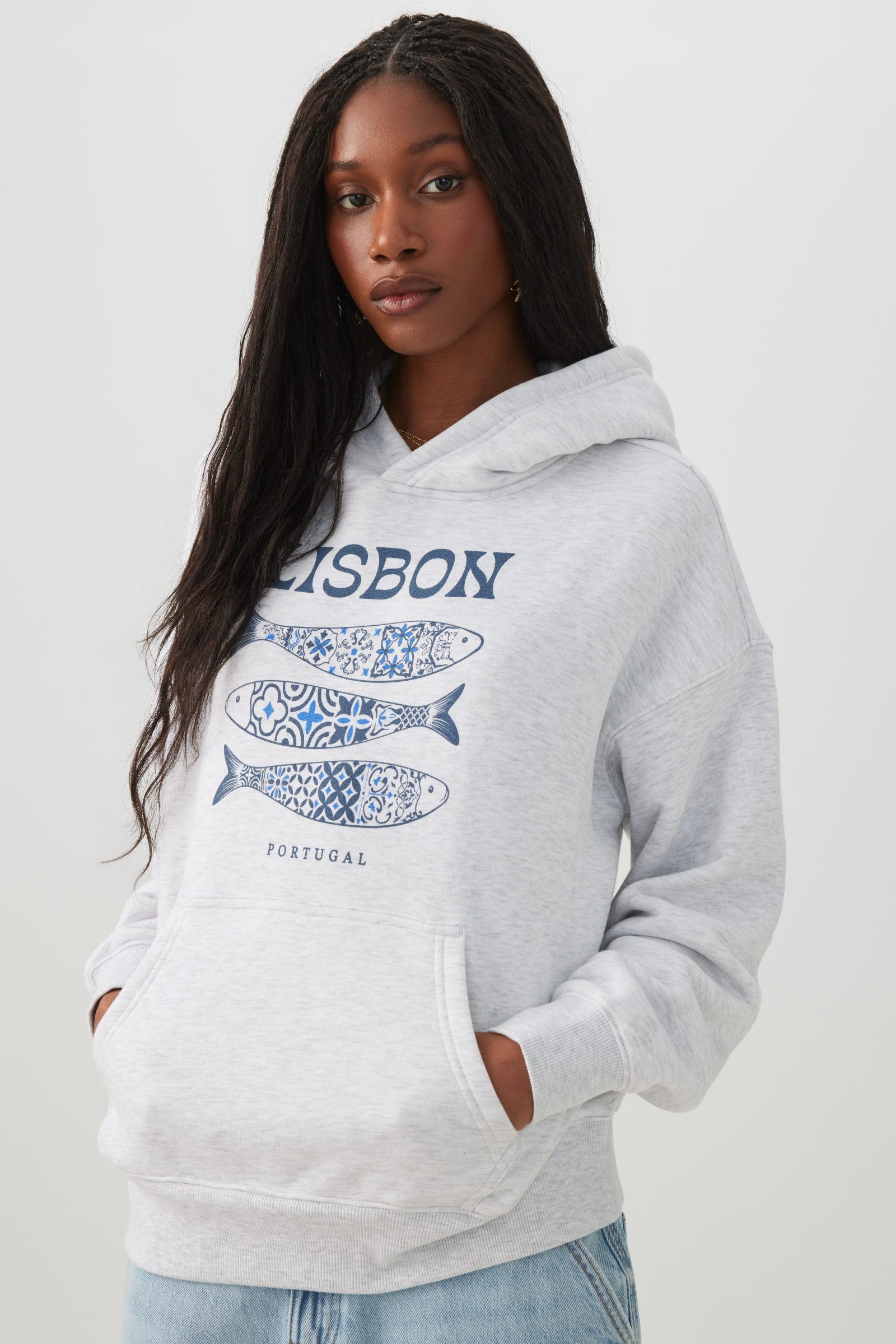 Oversized Graphic Hoodie | Ardene