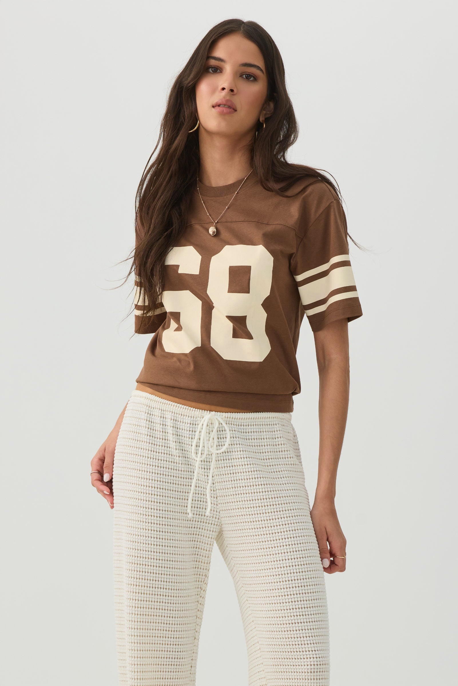 Relaxed Fit Sport Jersey T-Shirt | Ardene