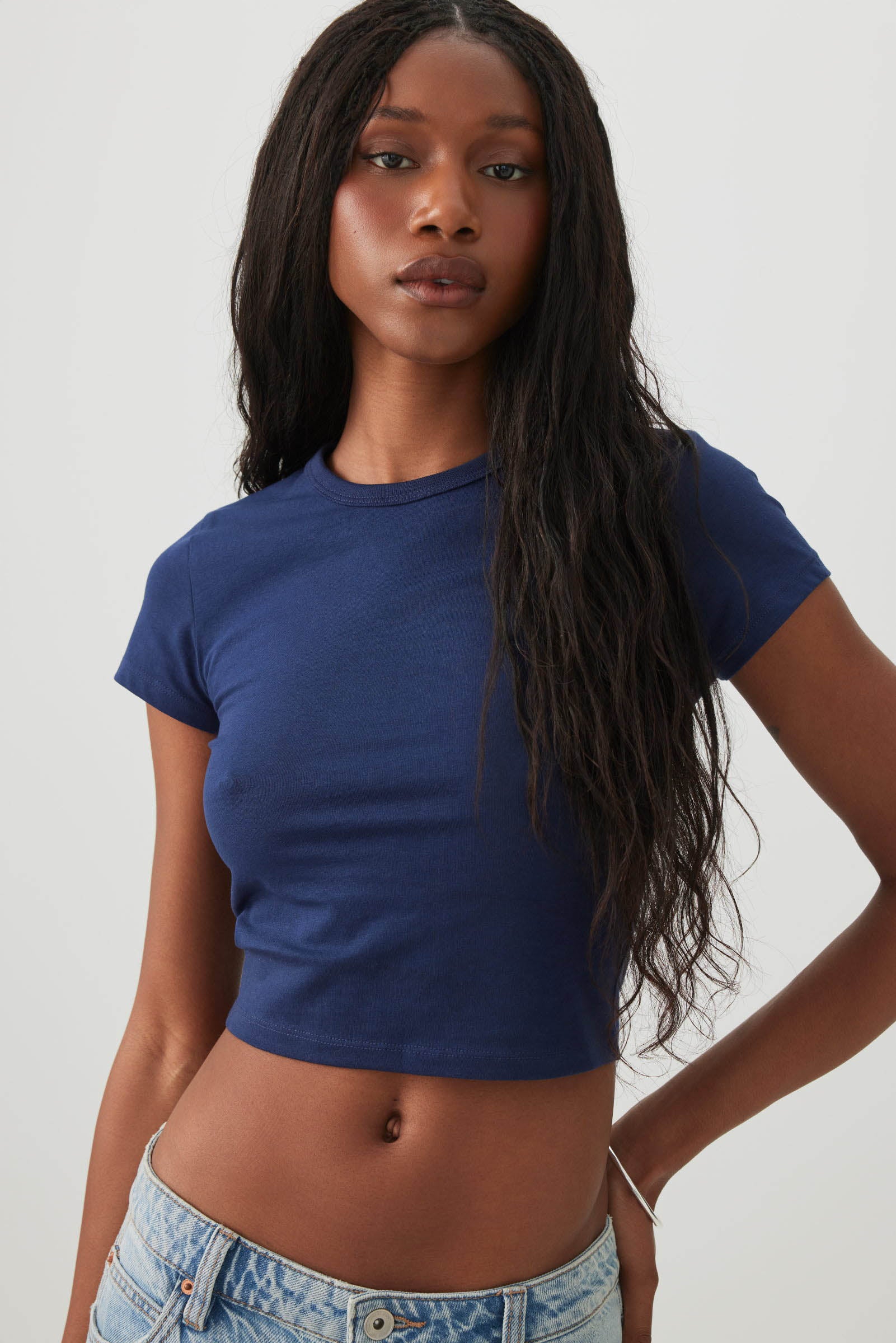 Basicore™ Fitted Crop T-Shirt