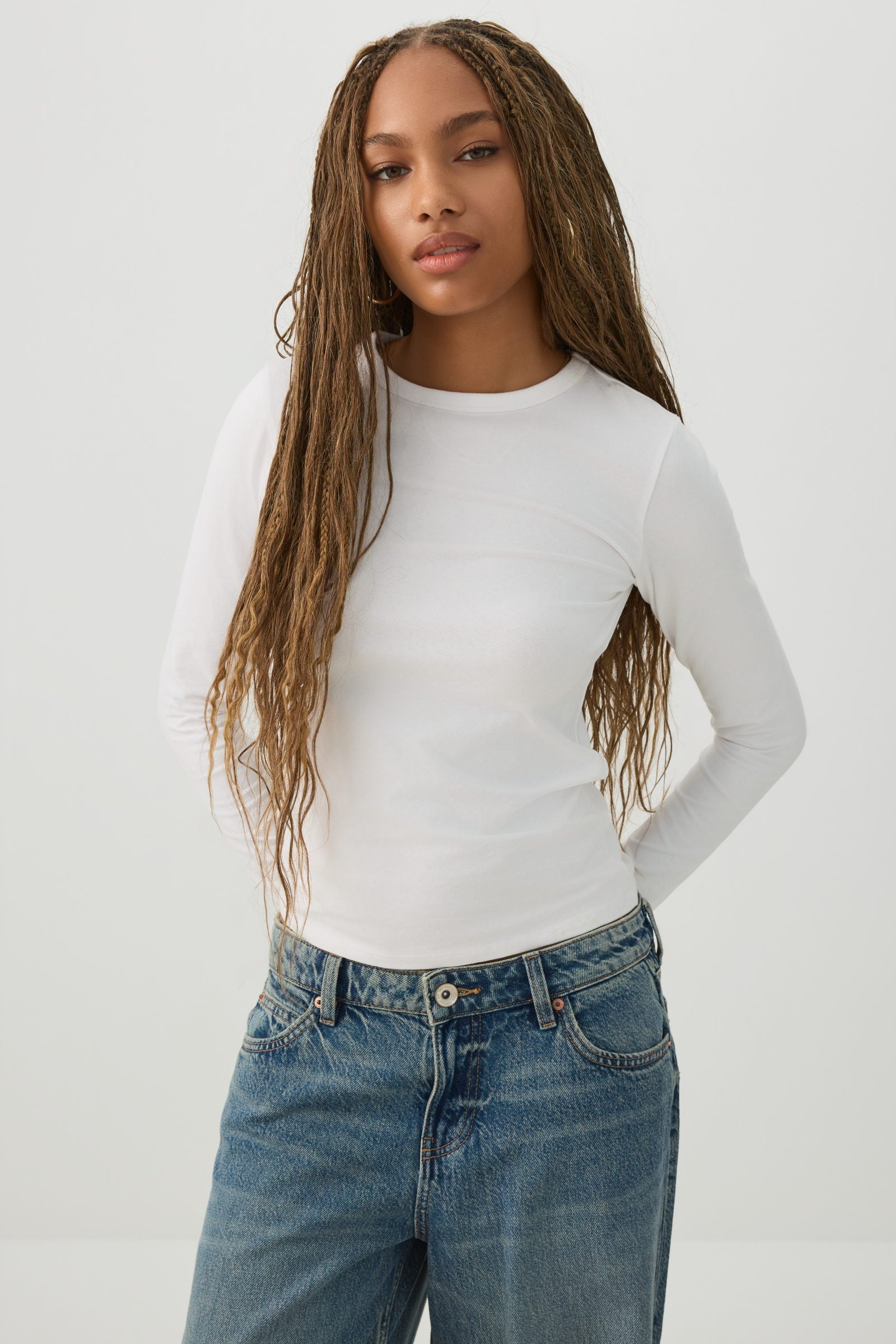 BASICORE™ Fitted Long Sleeve T-Shirt