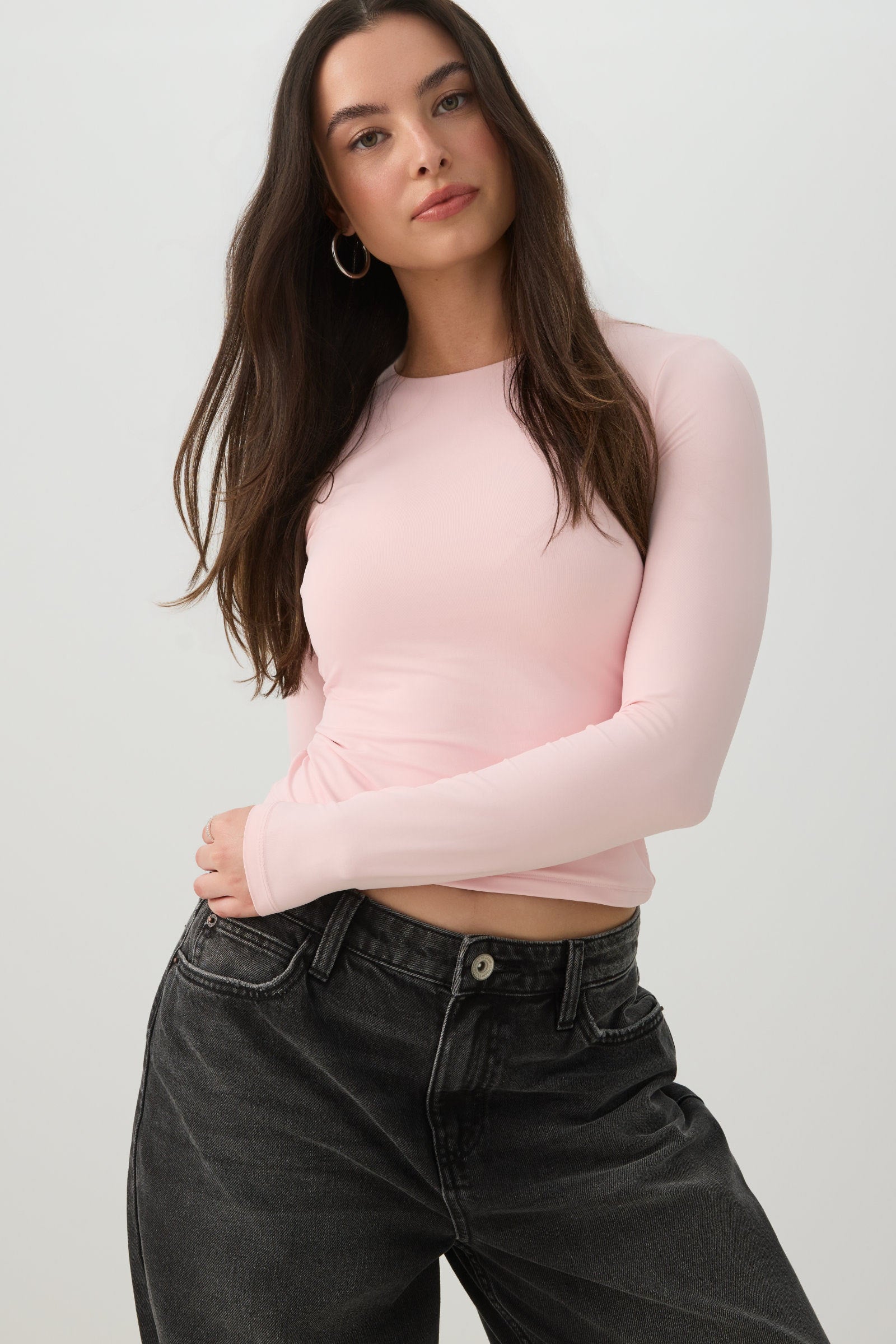PURAFORM™ Crew Neck Crop T-Shirt