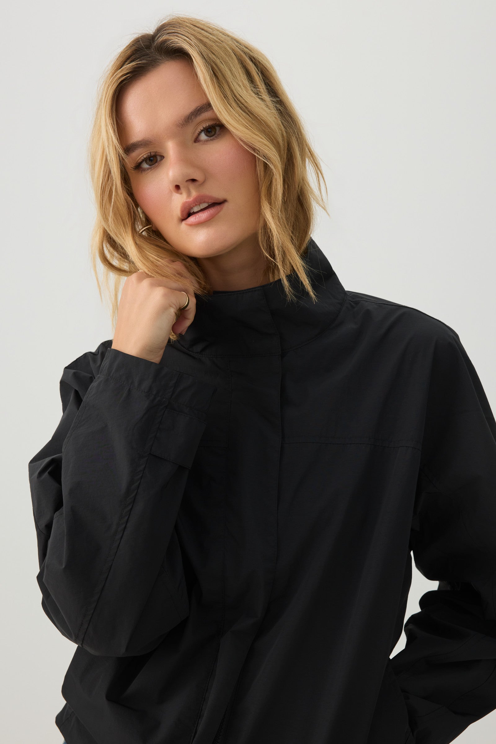 Oversized Windbreaker Jacket