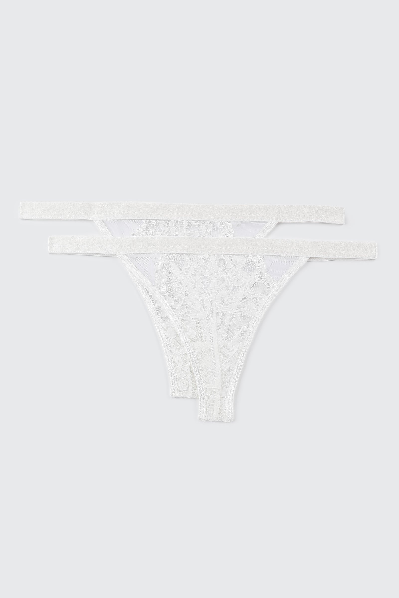 2-Pack Lace Thongs