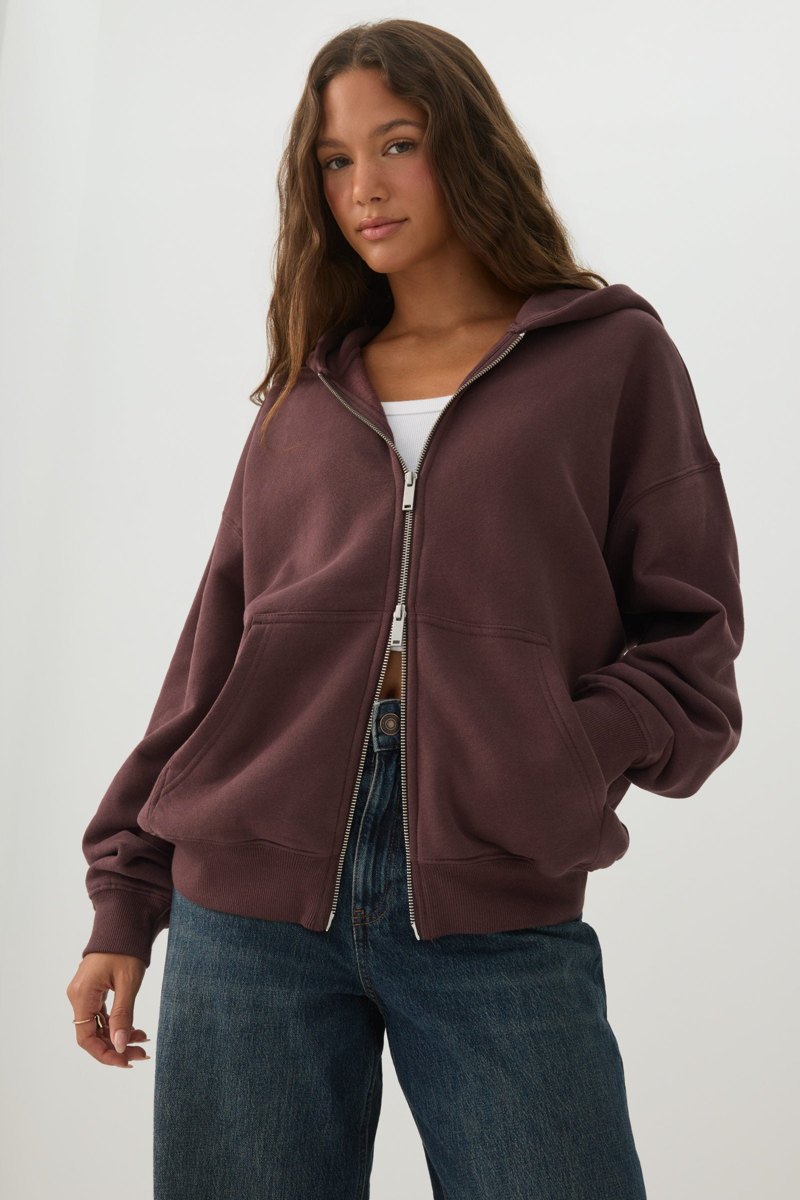 MADESOFT™ Fleece 2 Way Zip Hoodie