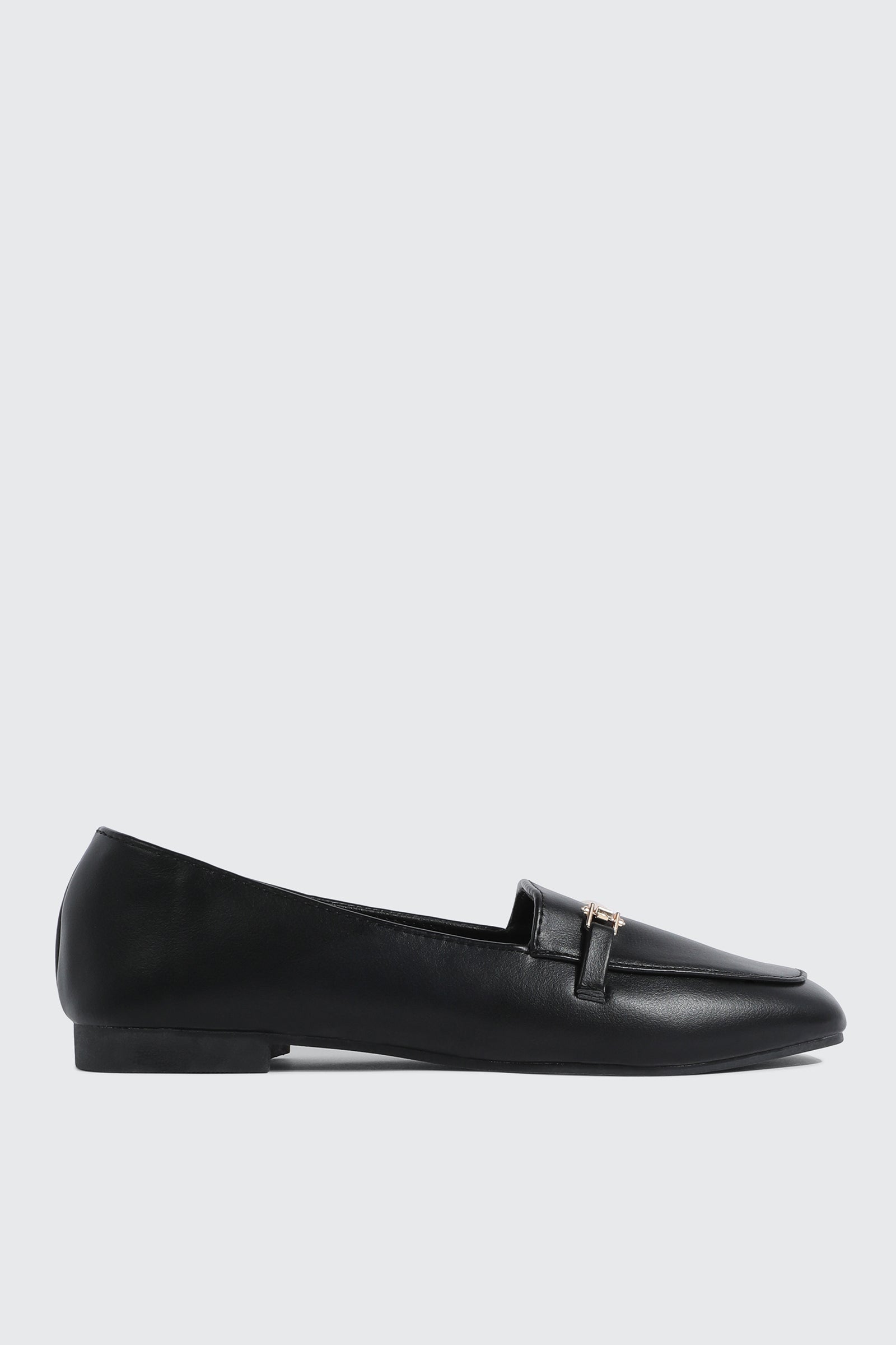 Faux Leather Square Toe Loafers | Ardene