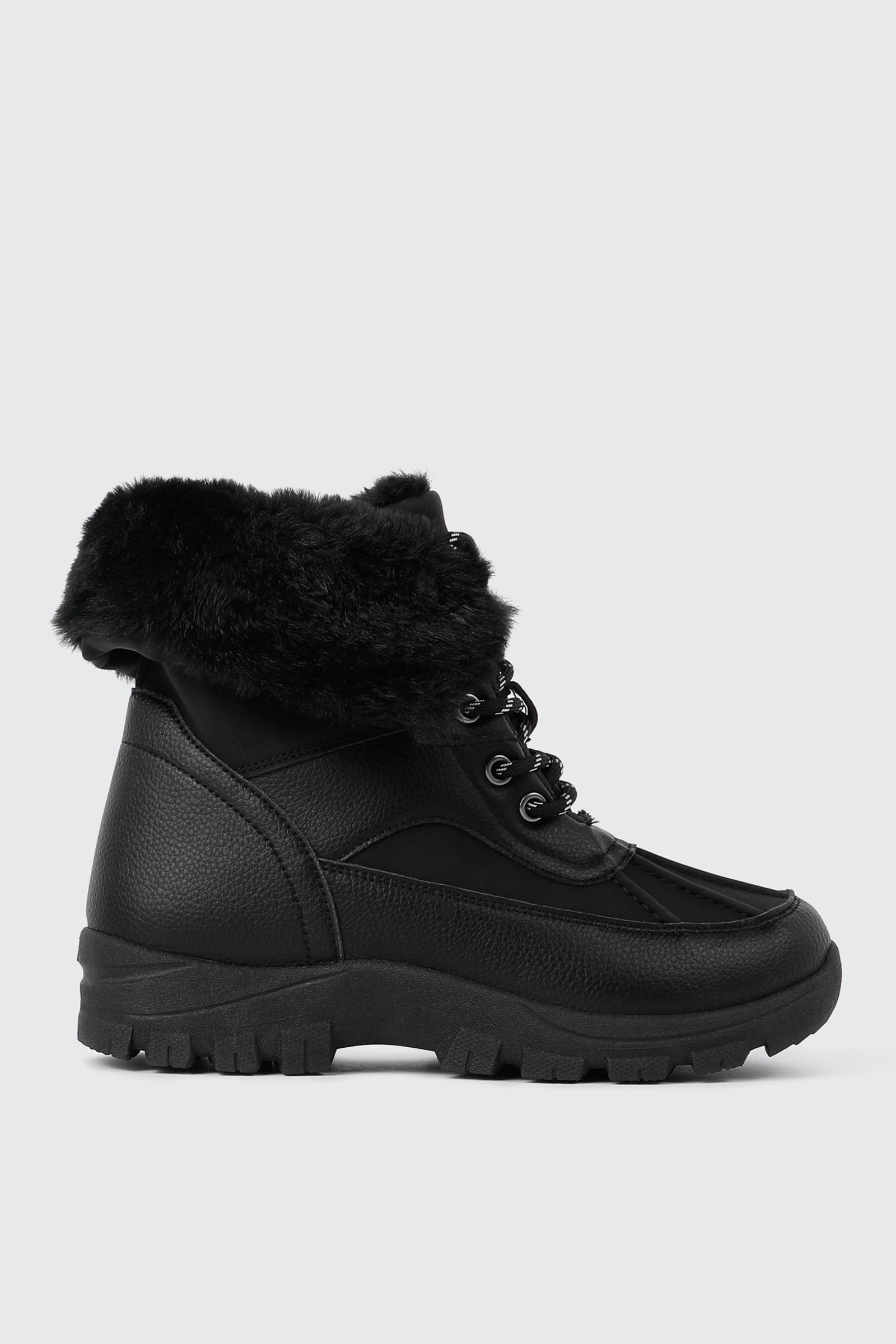 Lace Up Snow Boots