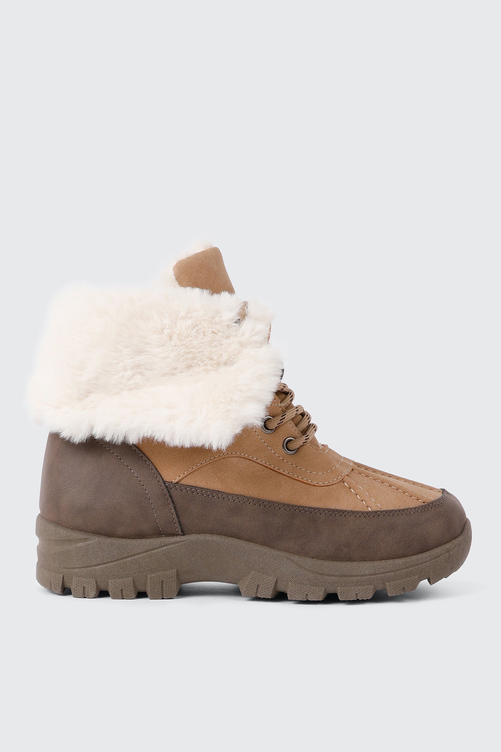 Lace Up Snow Boots