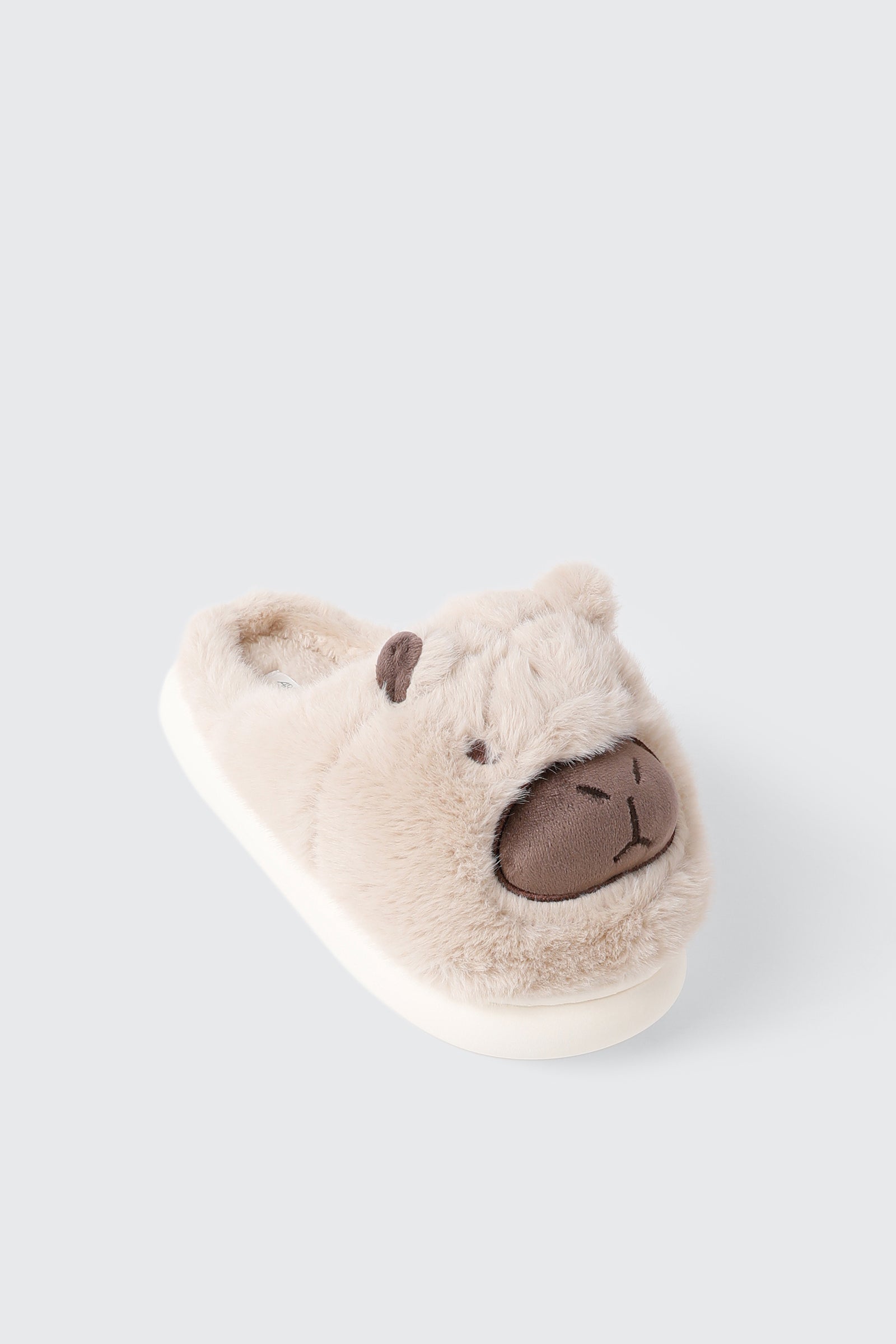 Plush Capybara Slippers