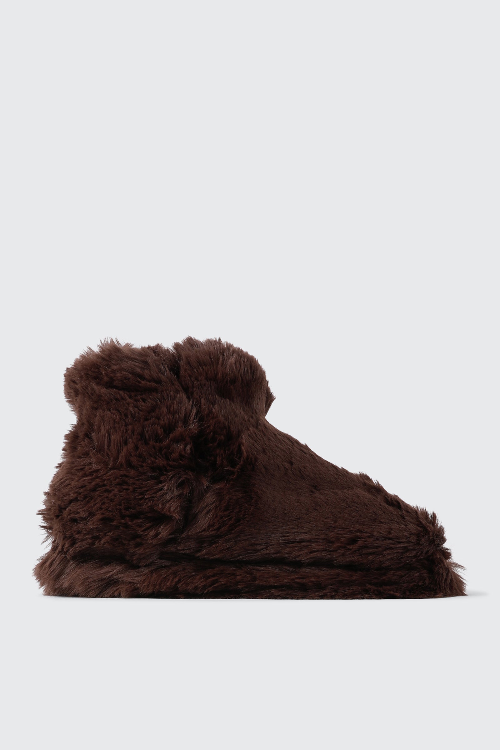 Faux Fur Bootie Slippers