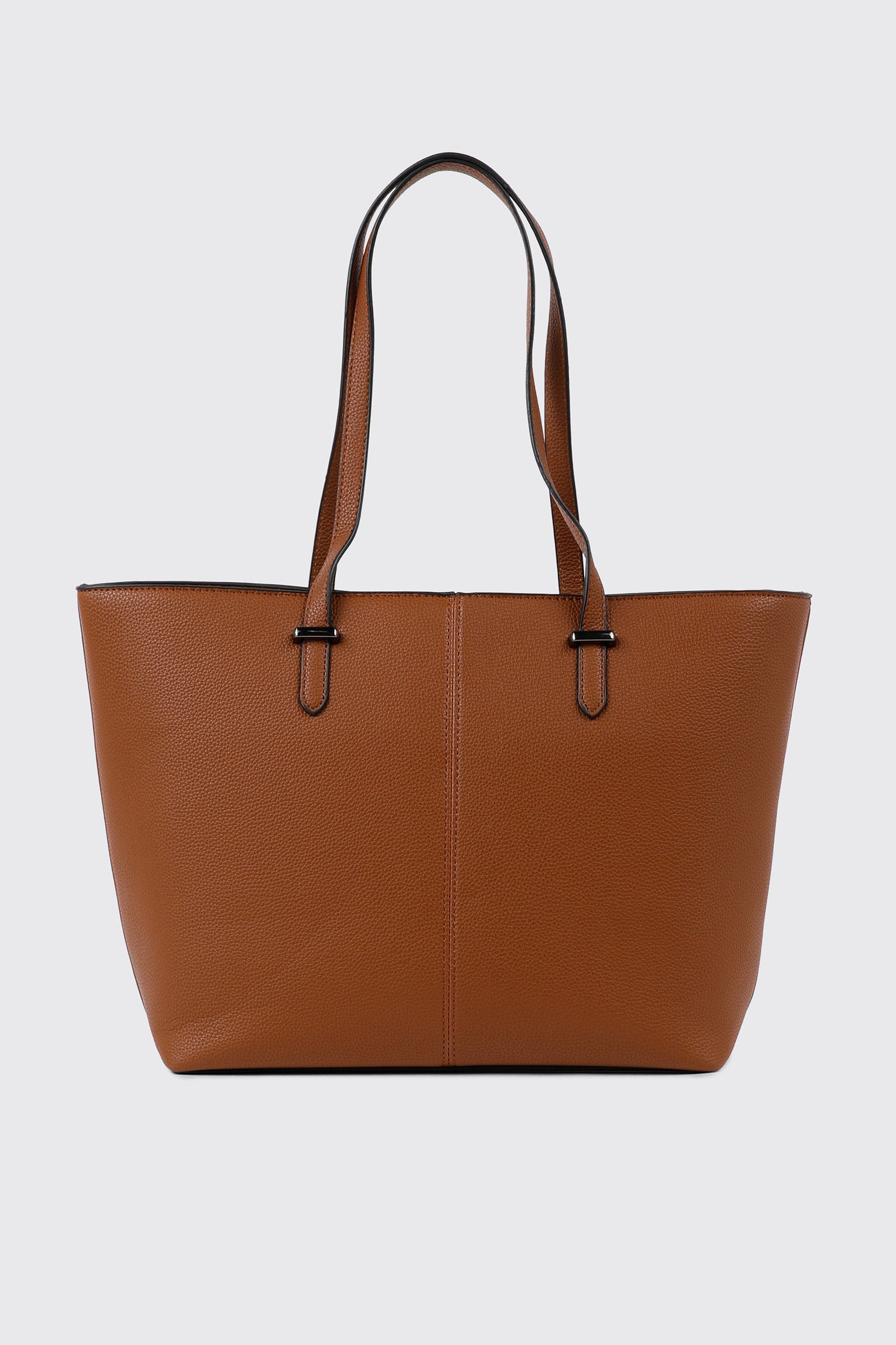 Pebbled Faux Leather Tote