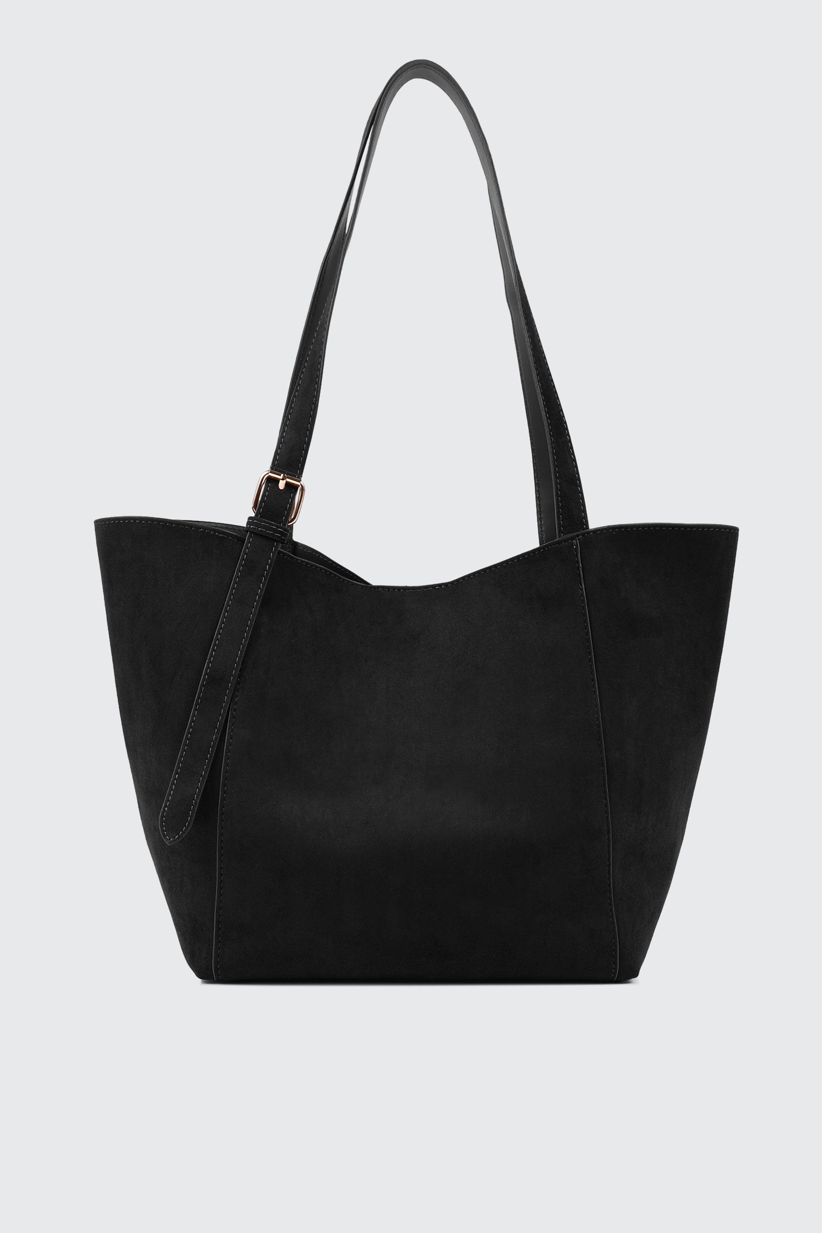 Faux Suede Tote