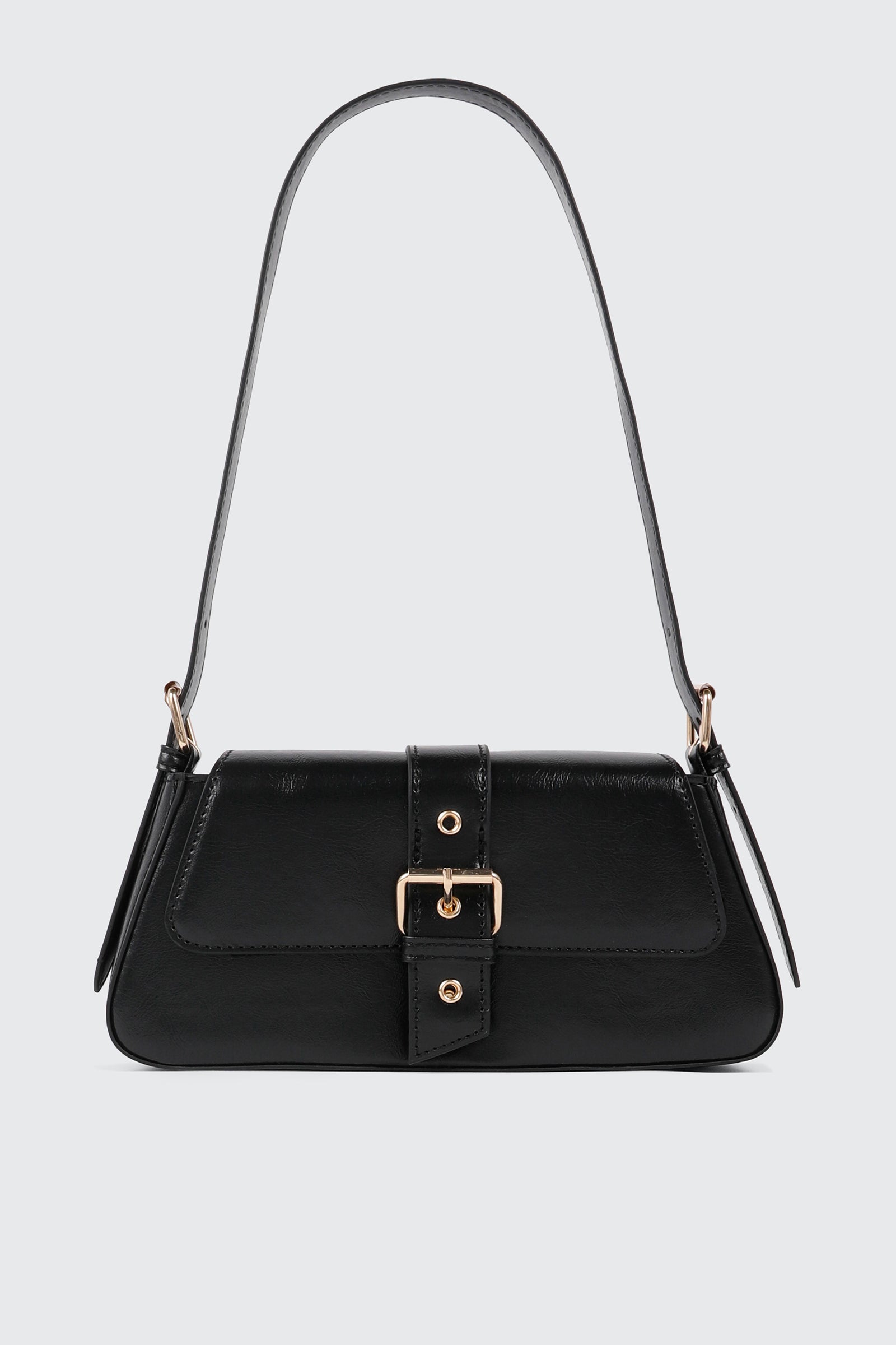 Faux Leather Shoulder Bag