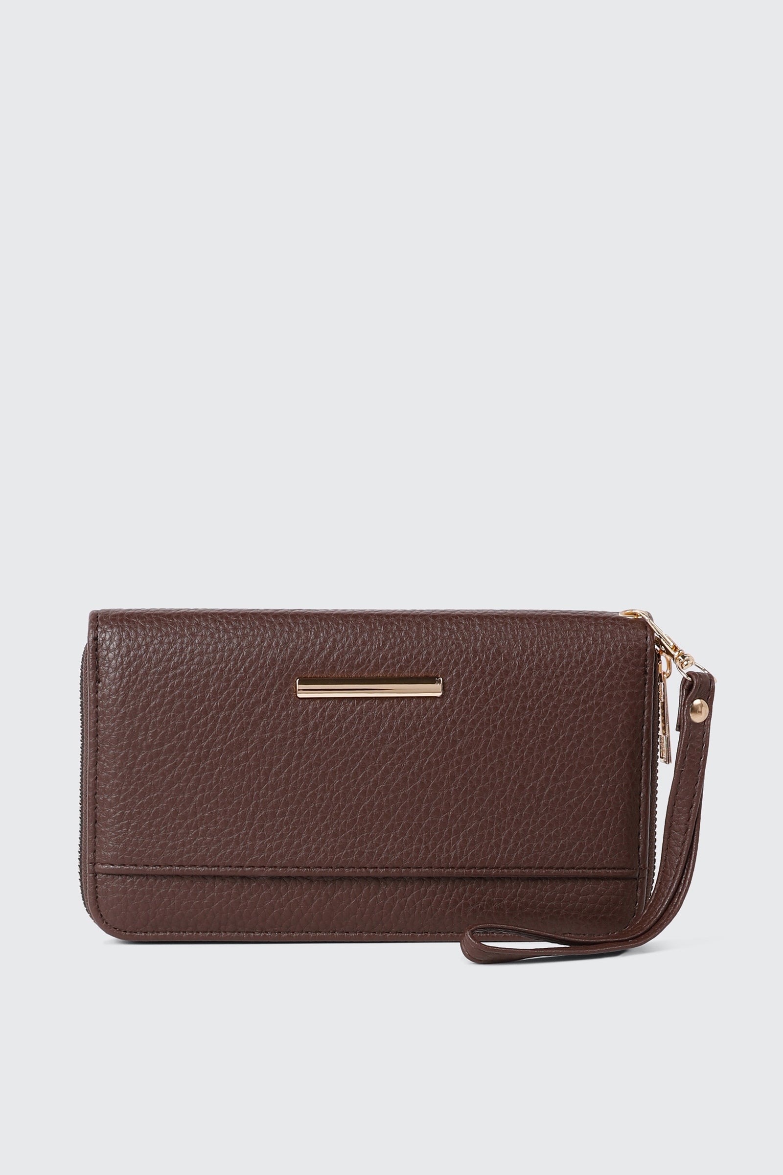 Pebbled Zip Wallet