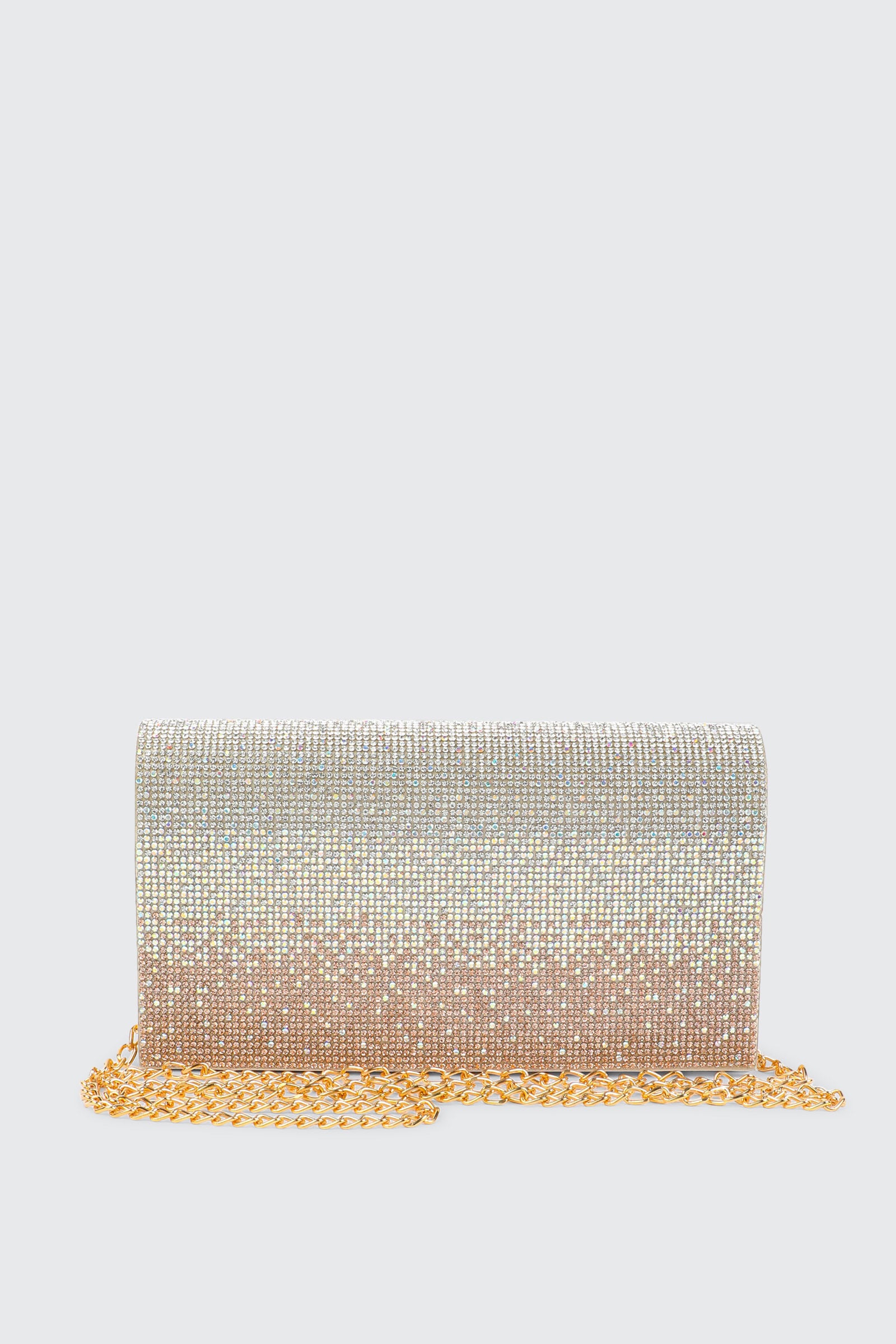 Ombre Rhinestone Clutch