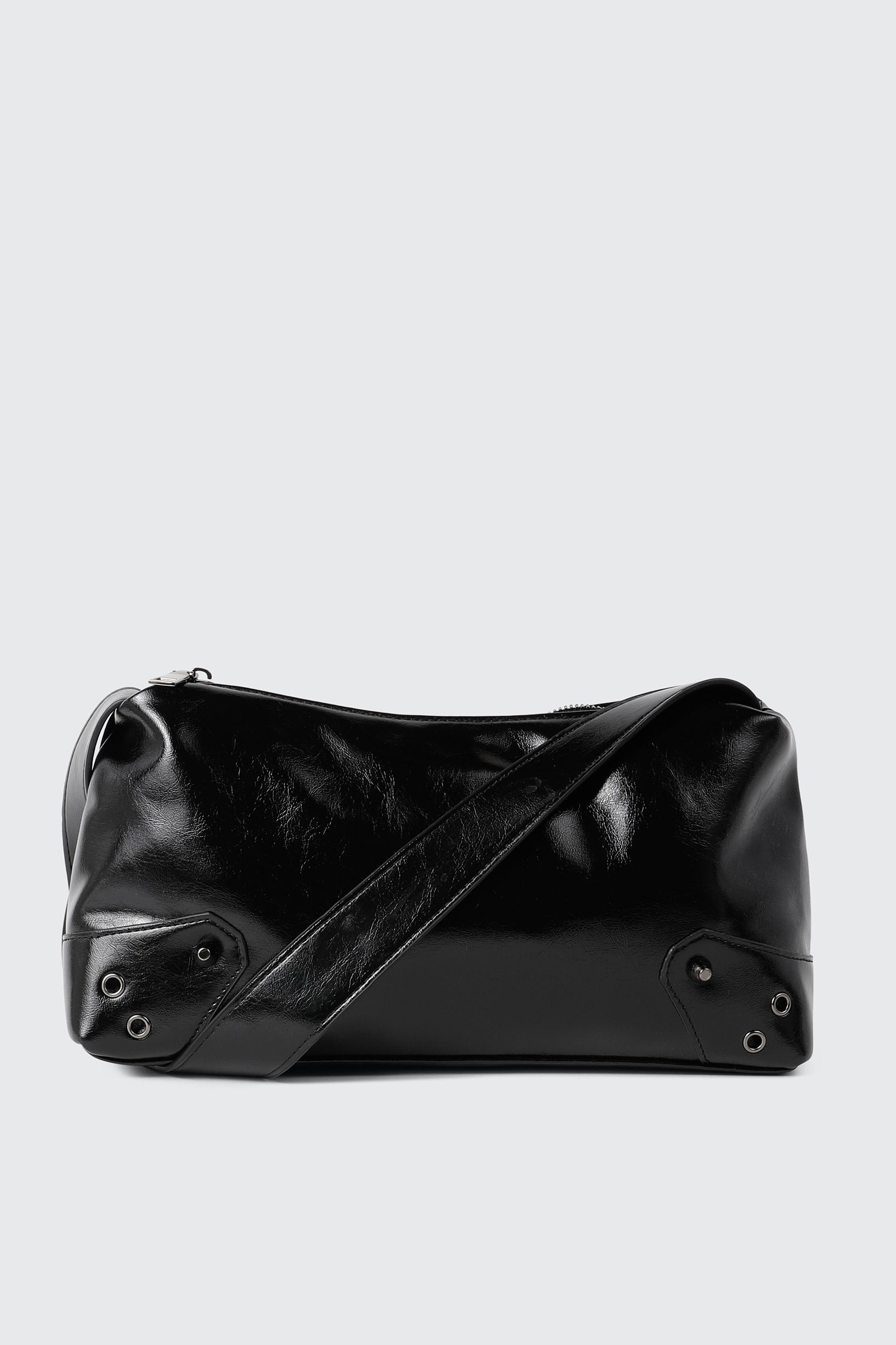 Faux Leather Shoulder Bag