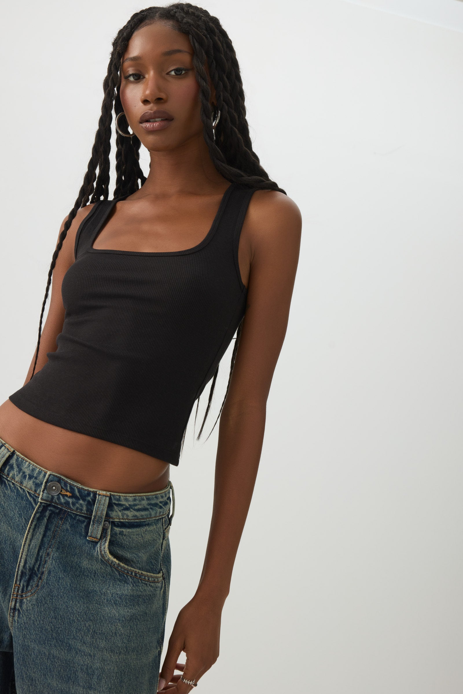 BASICORE™ Rib Knit Tank Top
