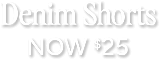 Denim Shorts Now $25